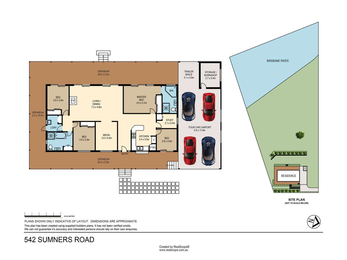 Floorplan of Homely house listing, 542 Sumners Road, Riverhills QLD 4074