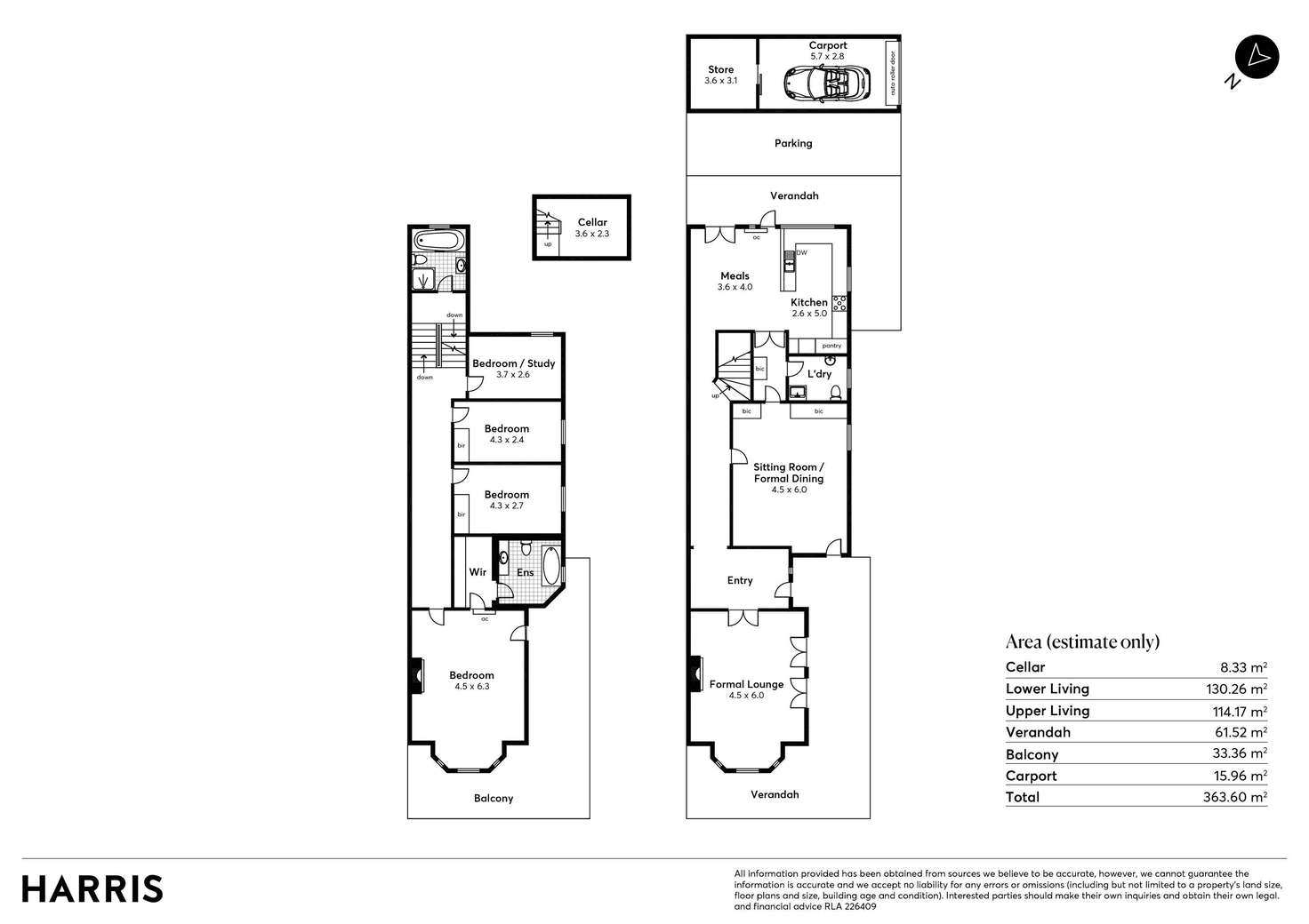 Floorplan of Homely house listing, 109 Barton Terrace, North Adelaide SA 5006