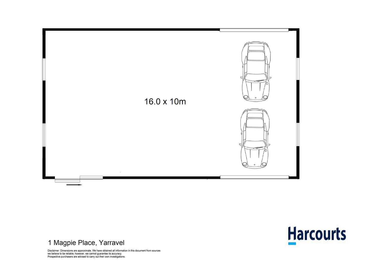 Floorplan of Homely ruralOther listing, 1 Magpie Place, Yarravel NSW 2440
