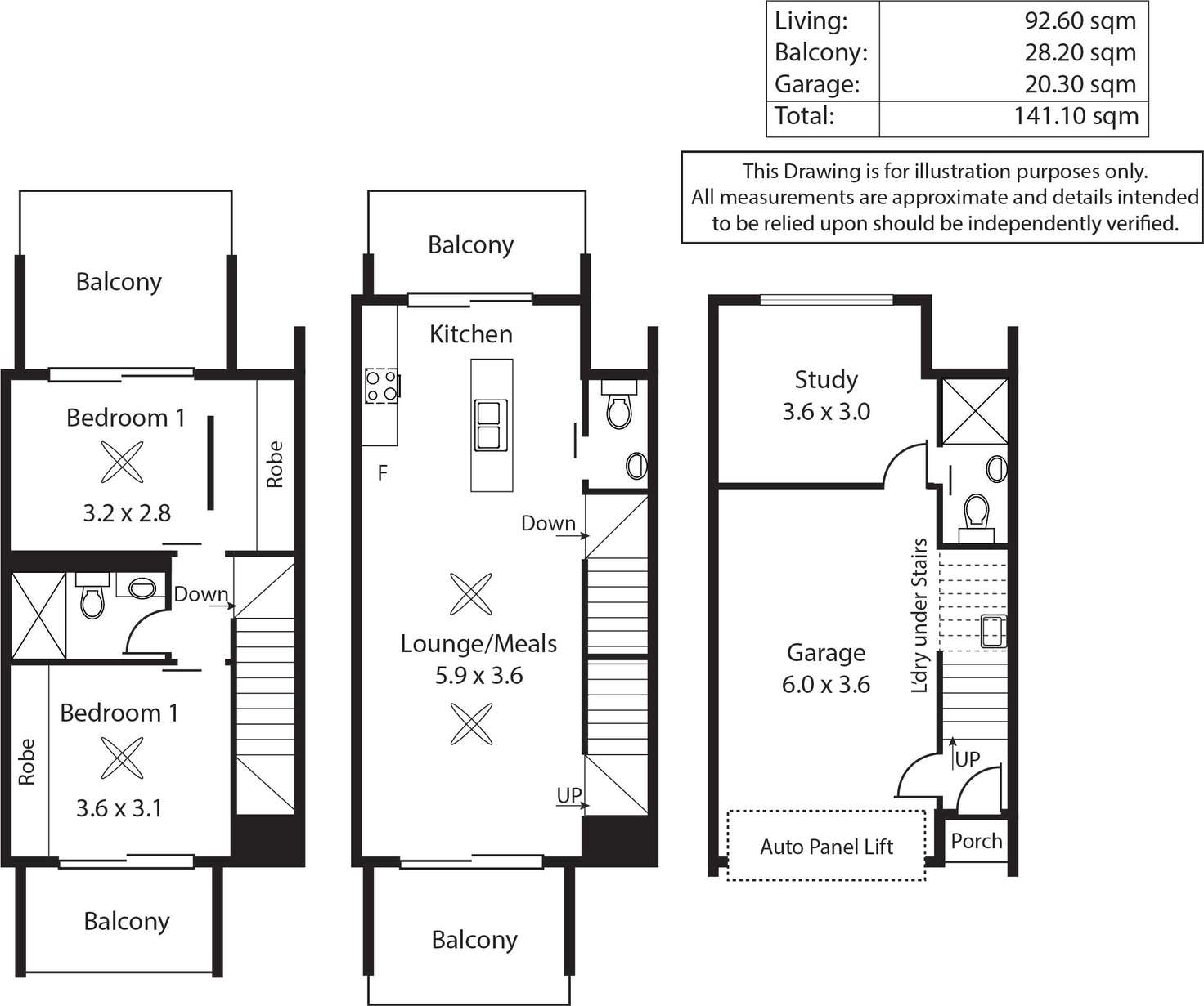 Floorplan of Homely townhouse listing, 5/2A Beckman Street, Plympton SA 5038