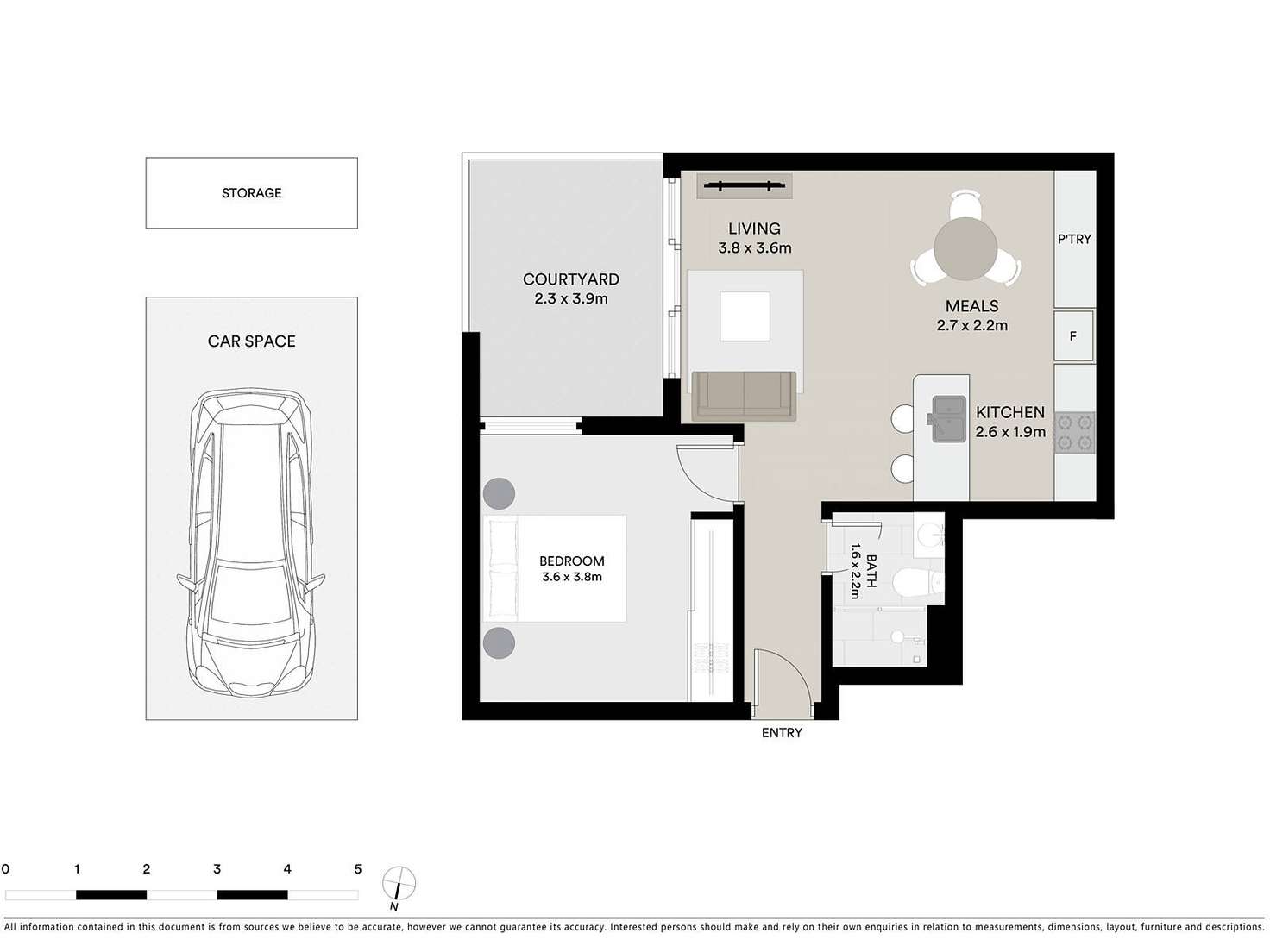Floorplan of Homely apartment listing, LG6/12 Powlett Street, Heidelberg VIC 3084