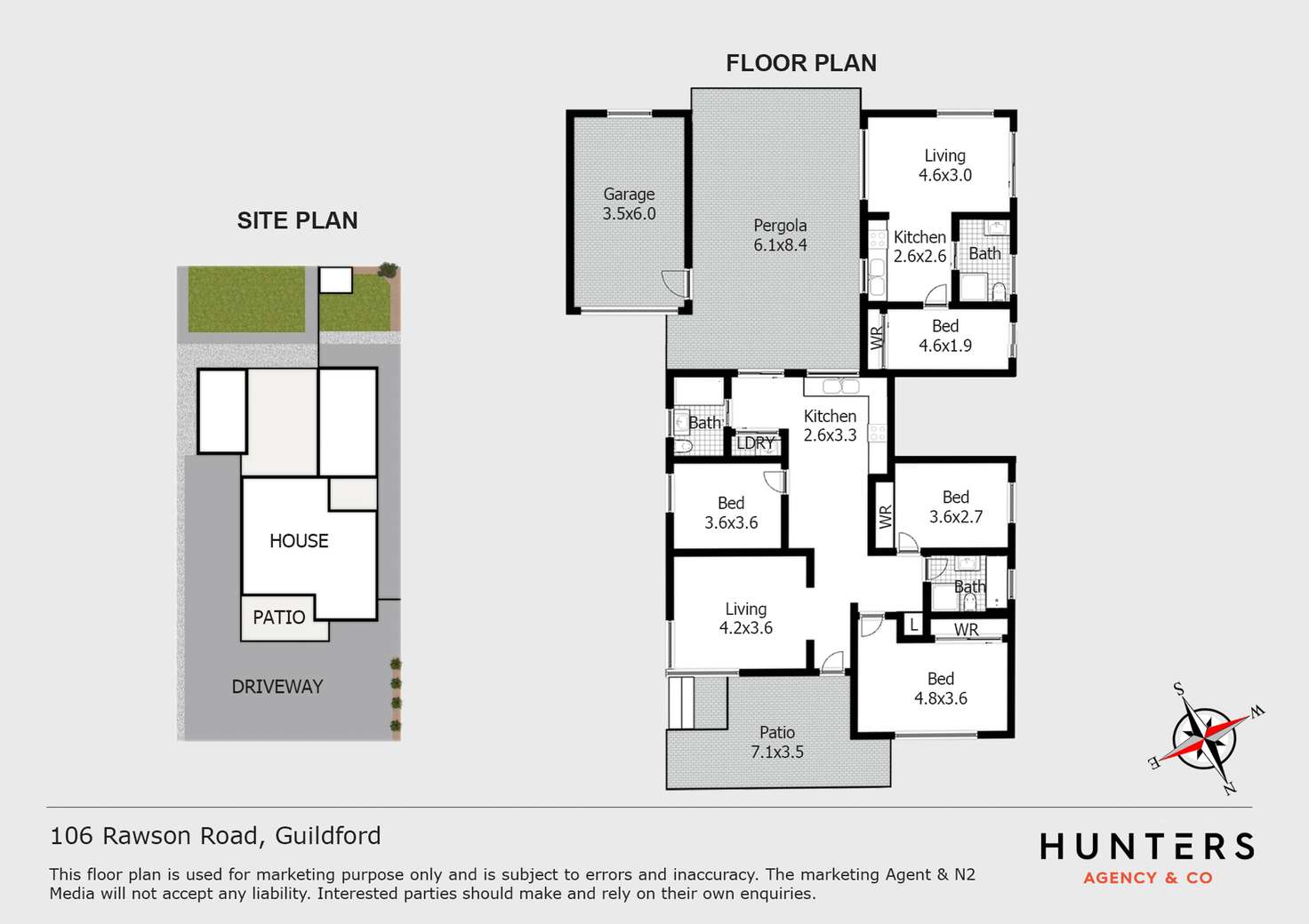 Floorplan of Homely house listing, 106 Rawson Road, Guildford NSW 2161