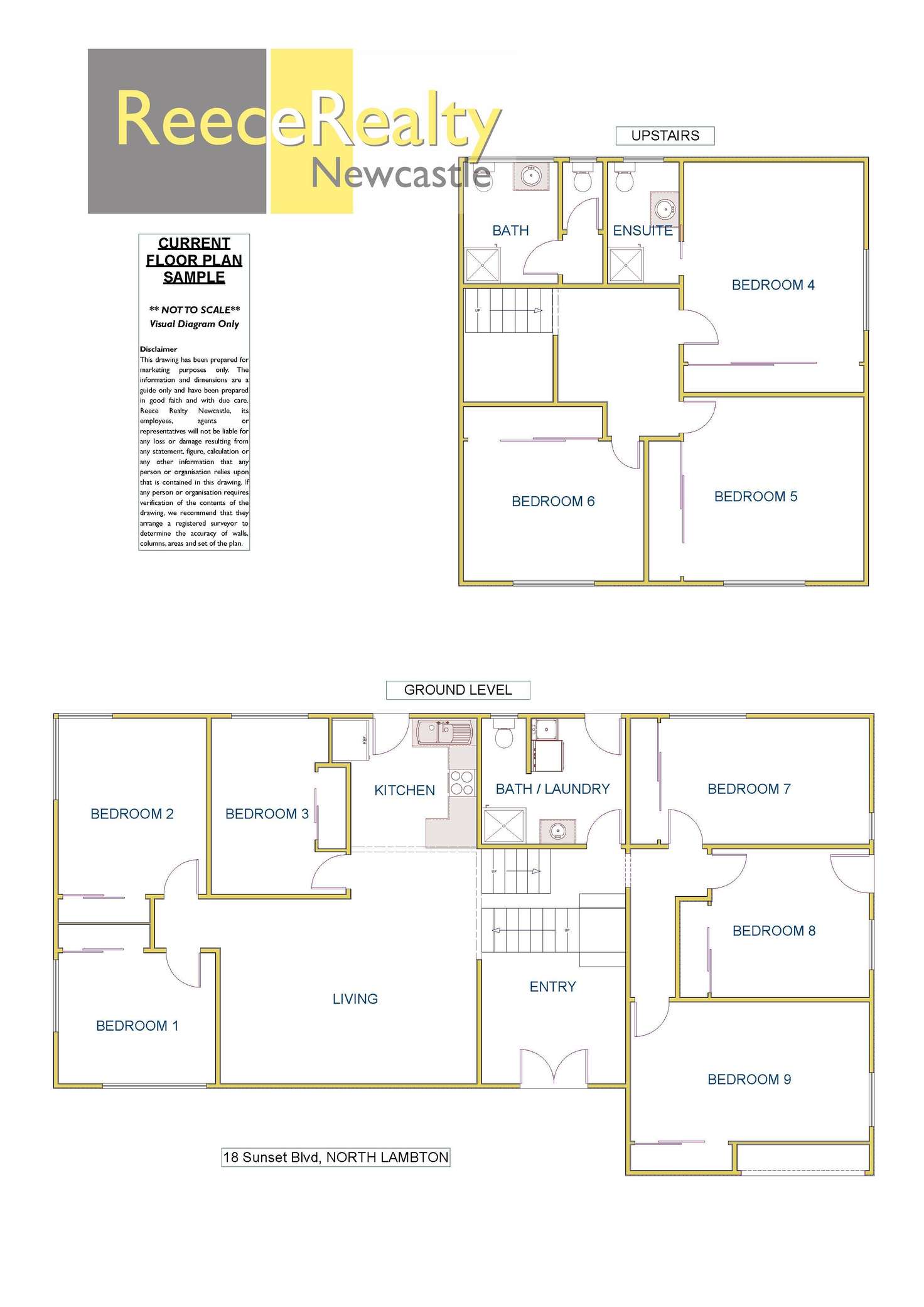 Floorplan of Homely house listing, 18 Sunset Boulevard, North Lambton NSW 2299