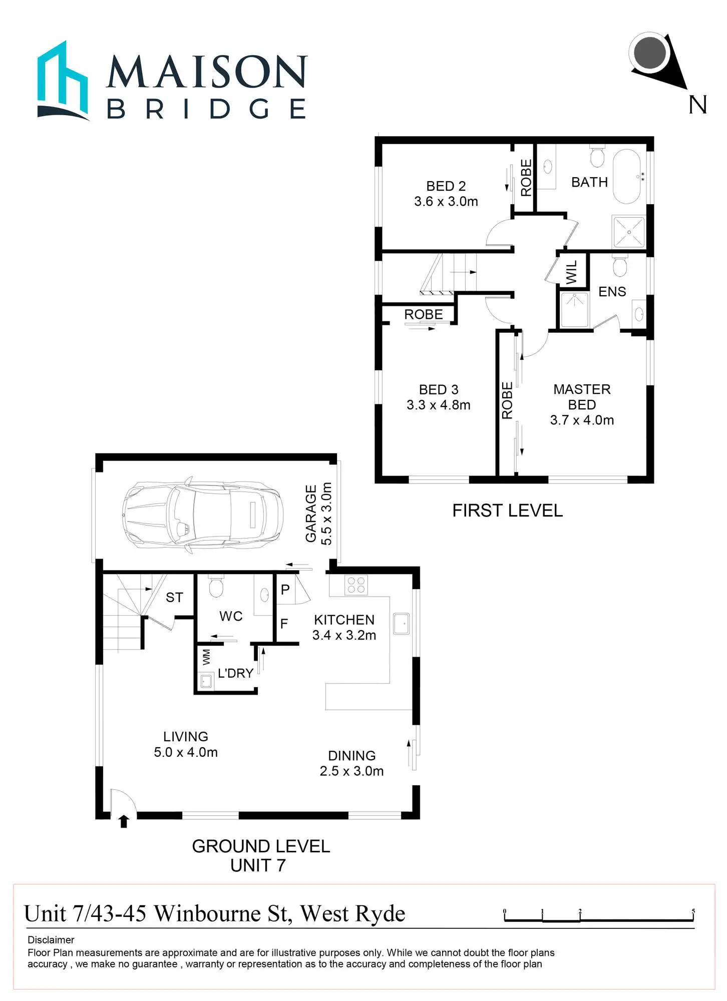 Leased Townhouse 7/4345 Winbourne Street, West Ryde NSW 2114 Feb 6