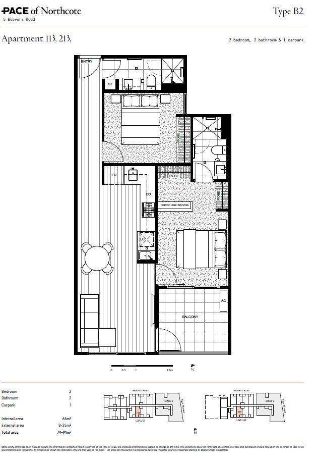 Floorplan of Homely apartment listing, 412/5 Beavers Road, Northcote VIC 3070
