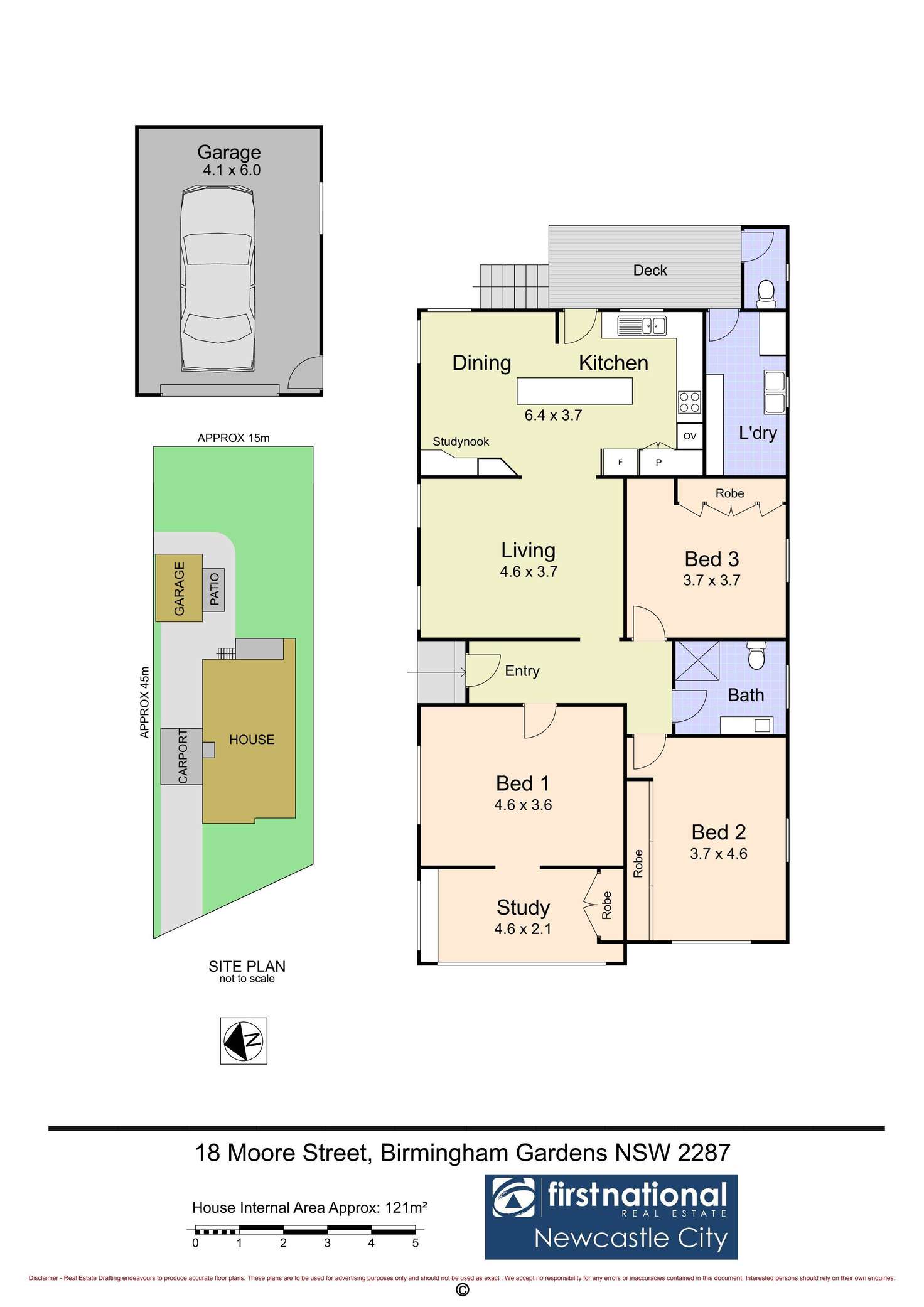 Floorplan of Homely house listing, 18 Moore Street, Birmingham Gardens NSW 2287