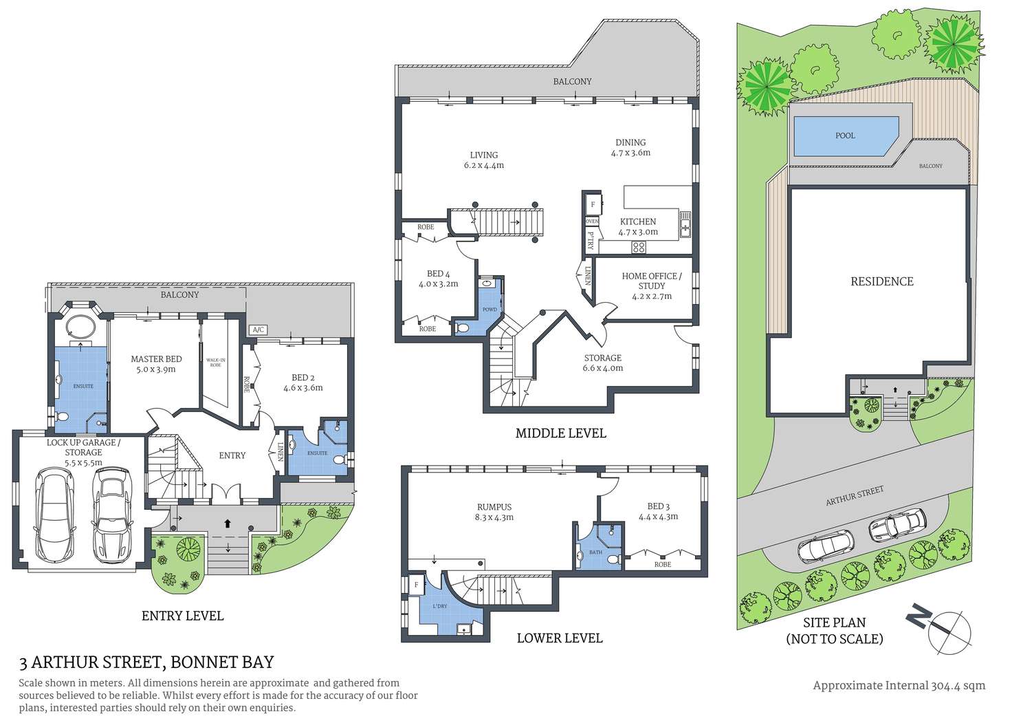 Floorplan of Homely house listing, 3 Arthur Street, Bonnet Bay NSW 2226