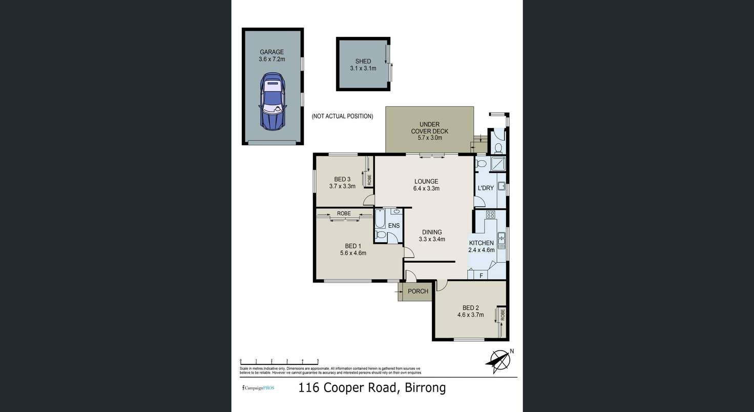 Floorplan of Homely house listing, 116 Cooper Street, Birrong NSW 2143