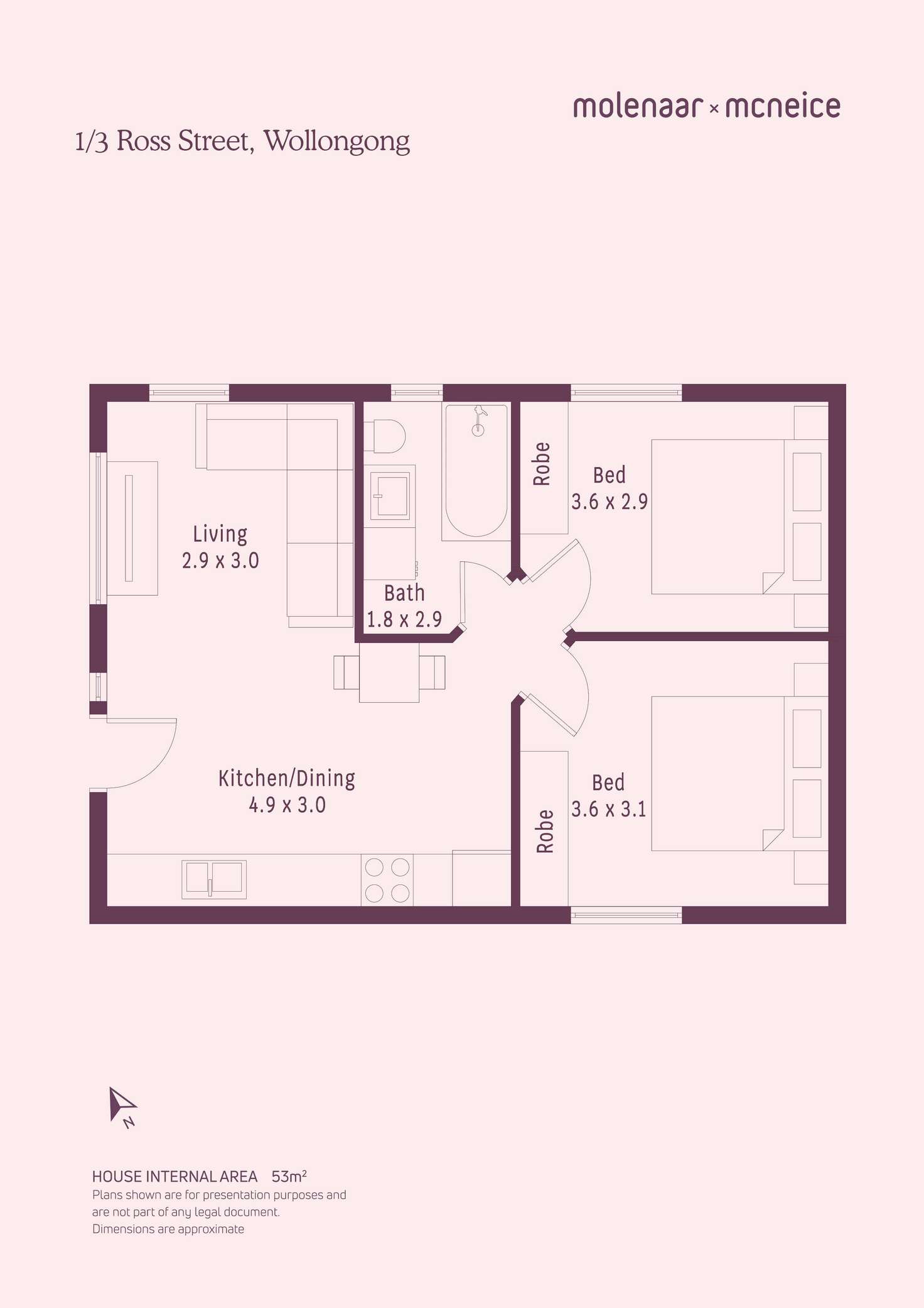 Floorplan of Homely blockOfUnits listing, 1-8/3 Ross Street, Wollongong NSW 2500