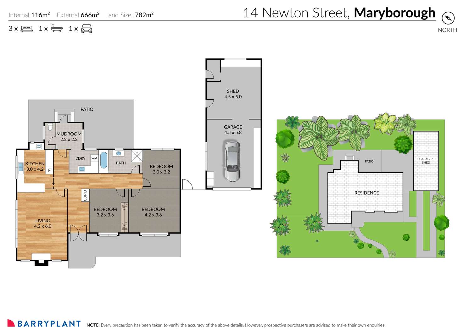 Floorplan of Homely house listing, 14 Newton Street, Maryborough VIC 3465