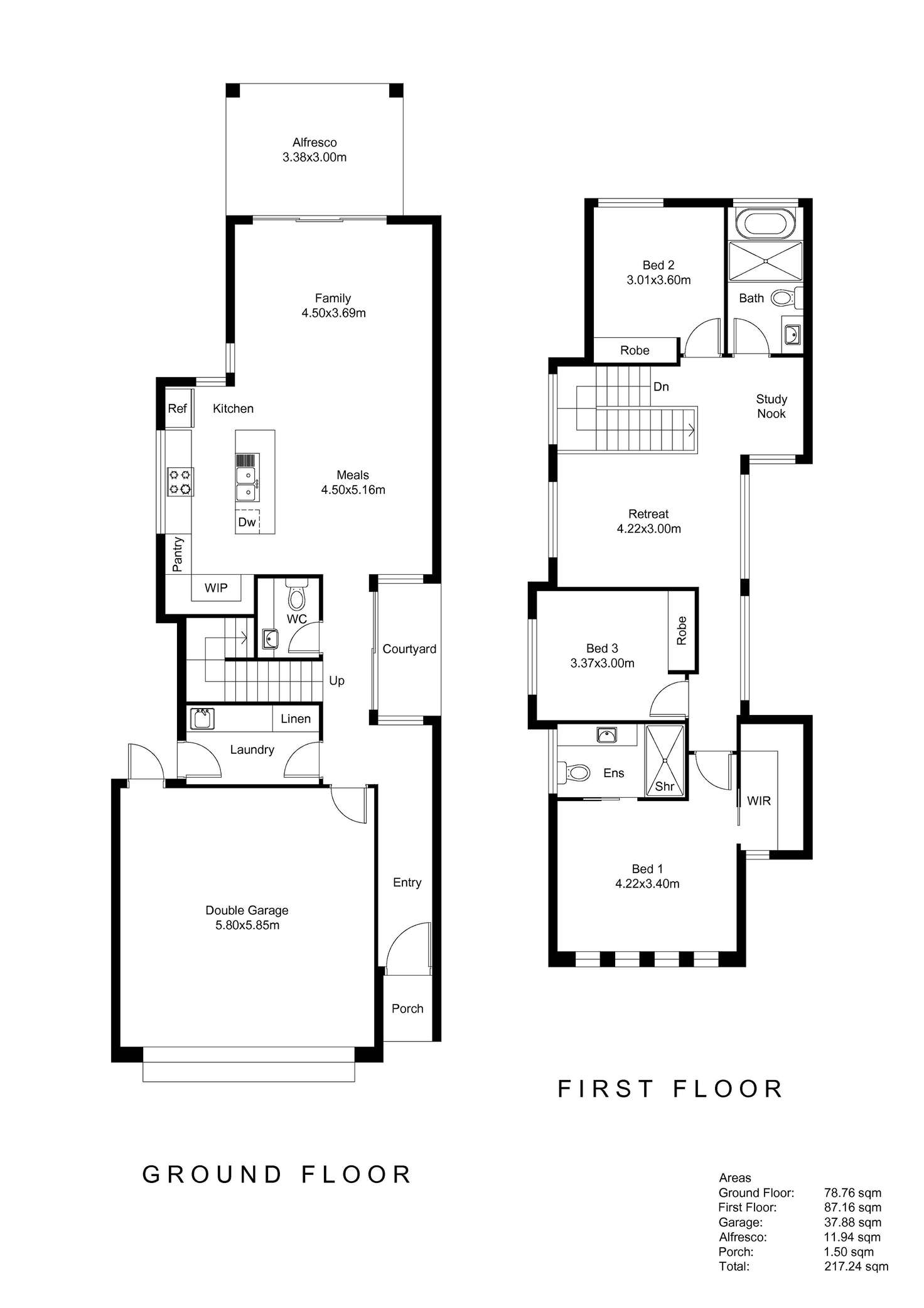 Floorplan of Homely house listing, 1 & 1A Murray Avenue, Magill SA 5072
