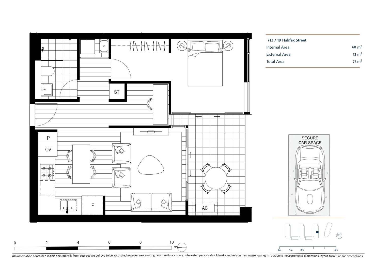 Floorplan of Homely apartment listing, 713/19 Halifax Street, Macquarie Park NSW 2113