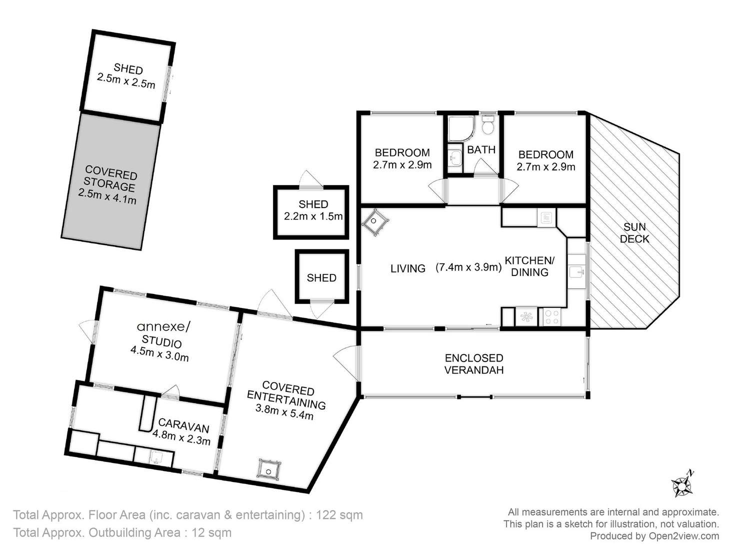 Floorplan of Homely house listing, 15 Cliffords Road, Saltwater River TAS 7186