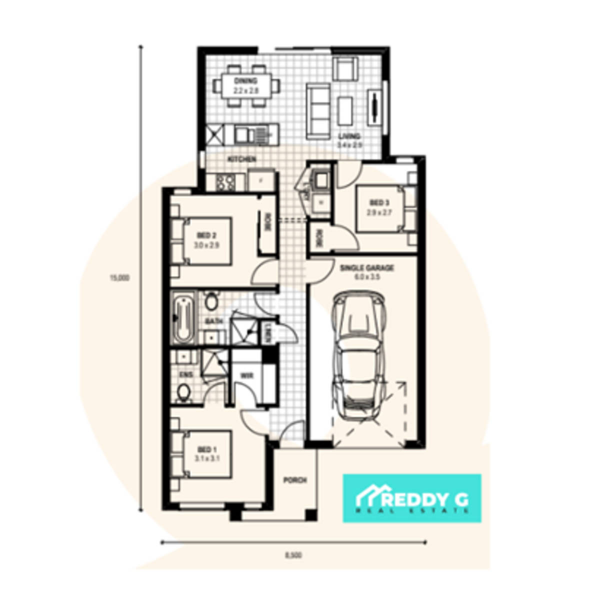 Floorplan of Homely house listing, Lot 221 Urquhart Road, Tarneit VIC 3029