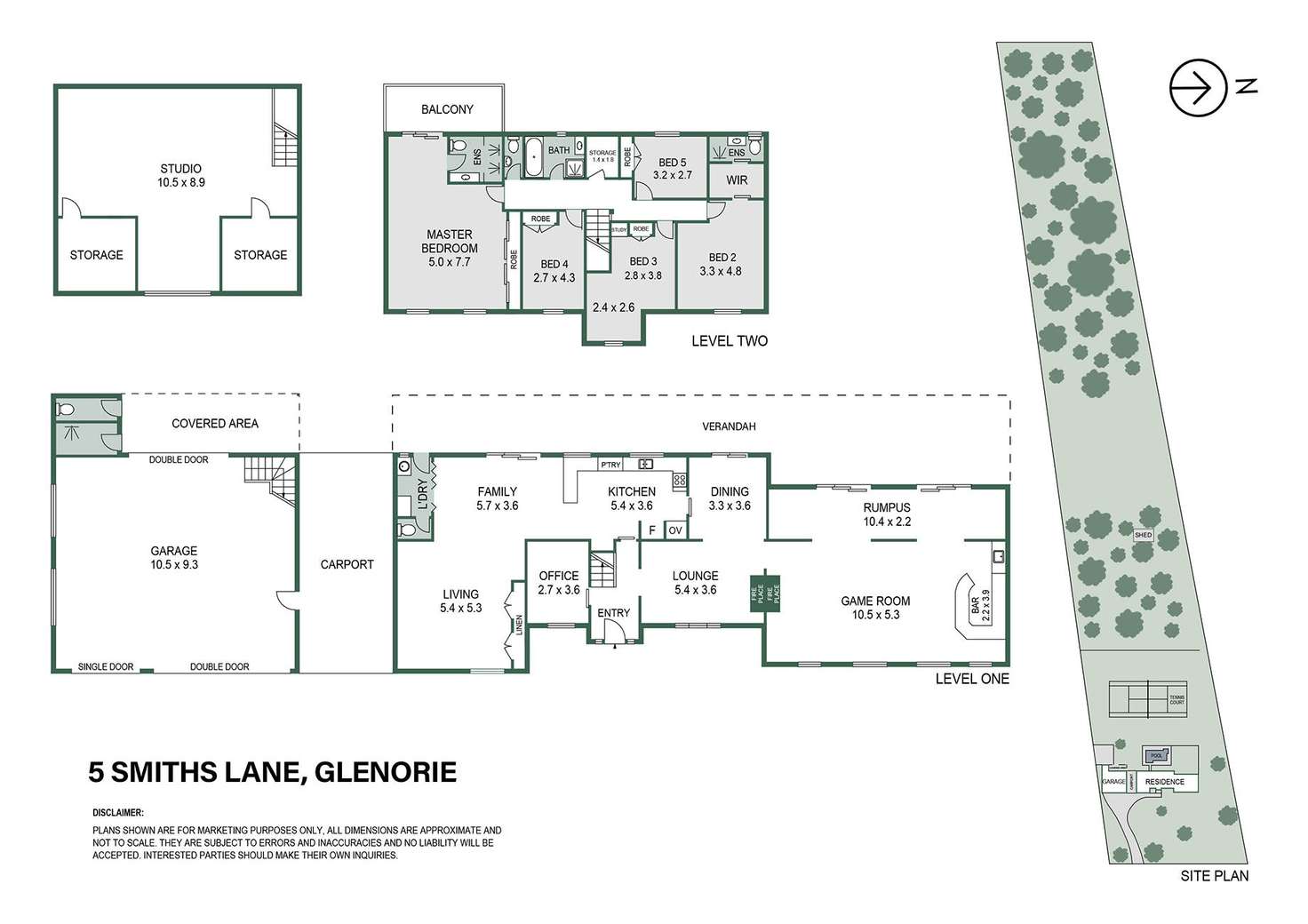 Floorplan of Homely acreageSemiRural listing, 5 Smiths Lane, Glenorie NSW 2157