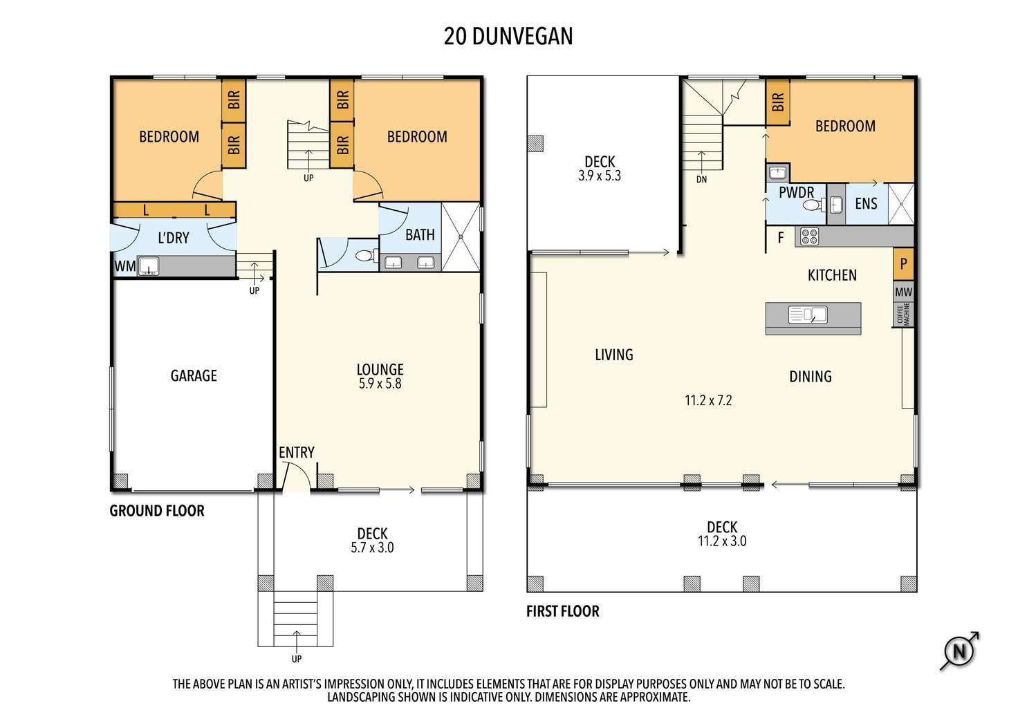 Floorplan of Homely house listing, 20 Dunvegan Crescent, Surf Beach VIC 3922
