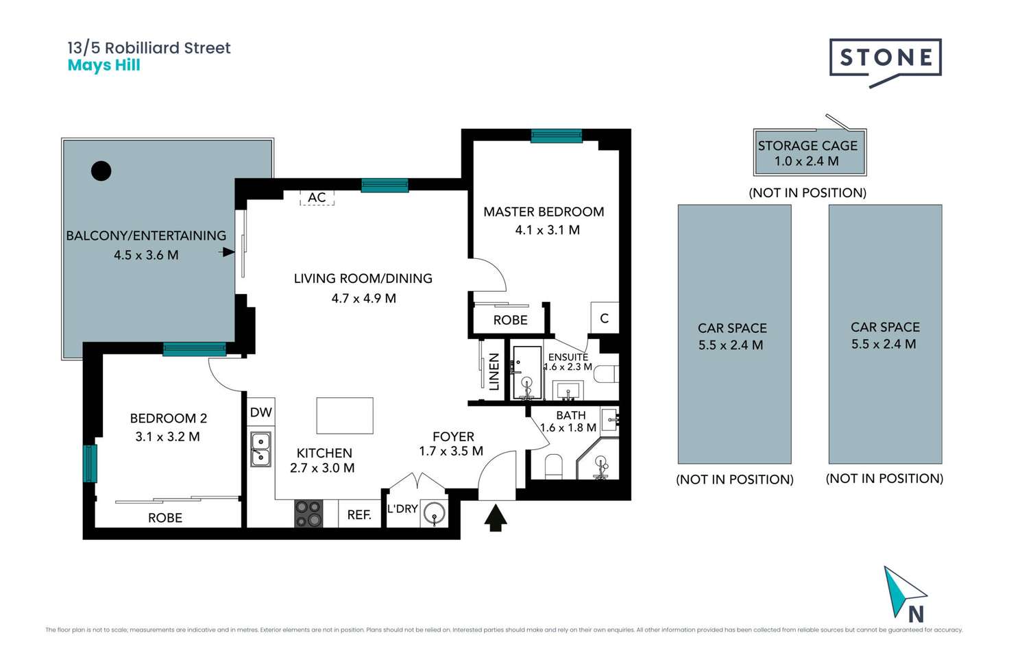 Floorplan of Homely apartment listing, 13/5 Robilliard Street, Mays Hill NSW 2145