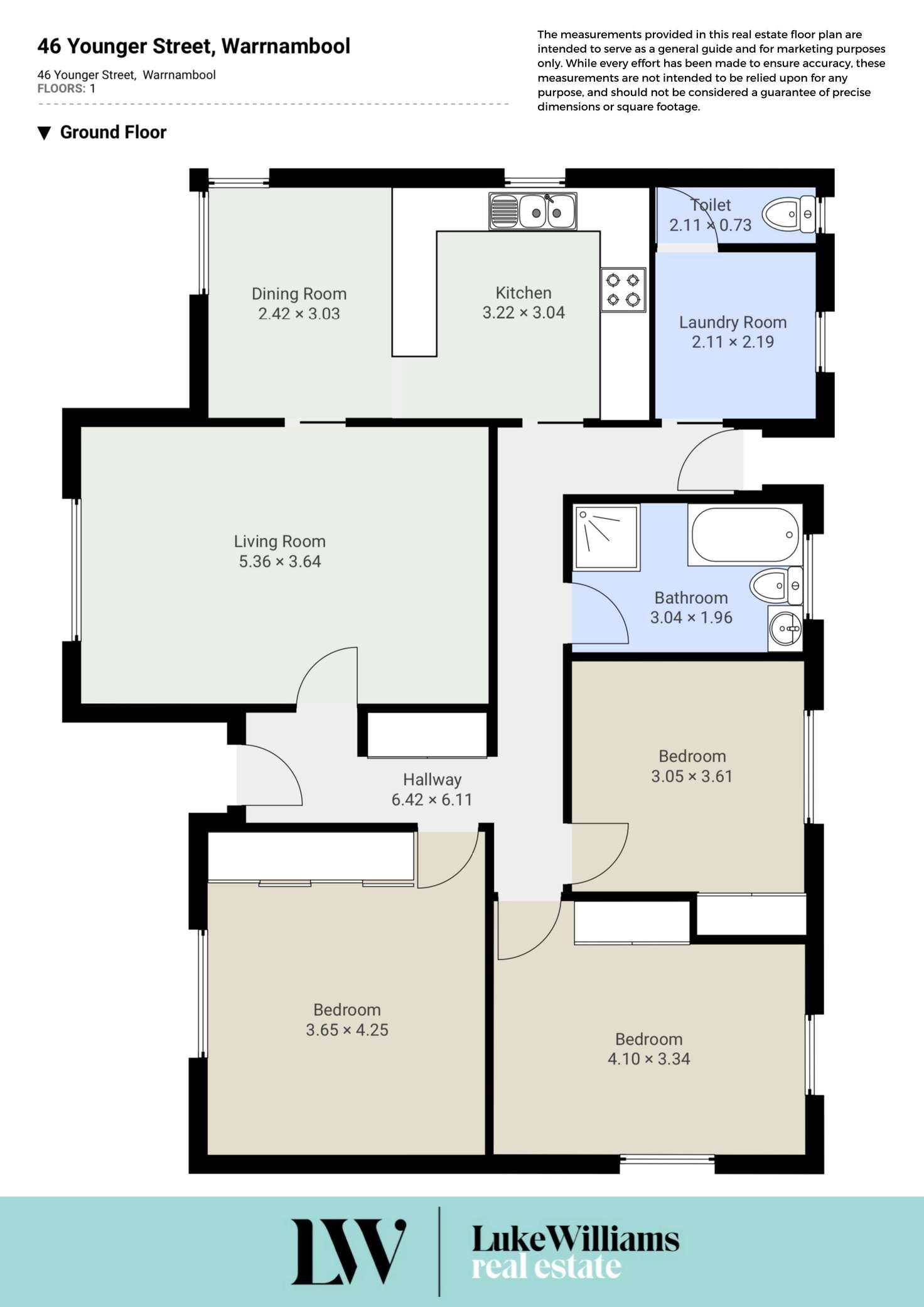 Floorplan of Homely house listing, 46 Younger Street, Warrnambool VIC 3280
