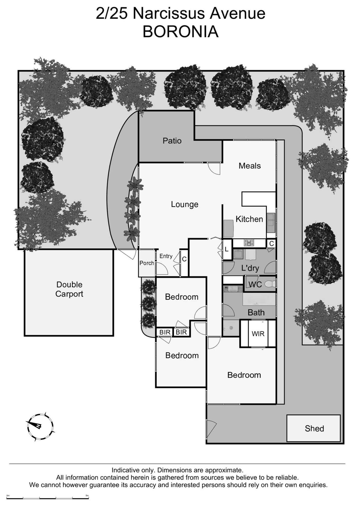 Floorplan of Homely unit listing, 2/25 Narcissus Avenue, Boronia VIC 3155