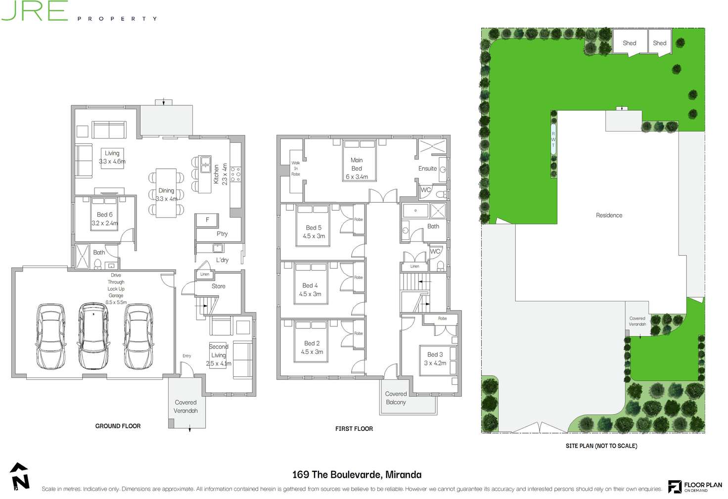 Floorplan of Homely house listing, 169 The Boulevarde, Miranda NSW 2228