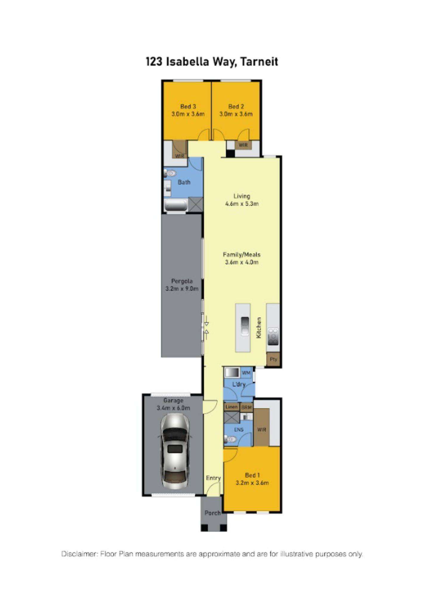 Floorplan of Homely house listing, 123 Isabella Way, Tarneit VIC 3029