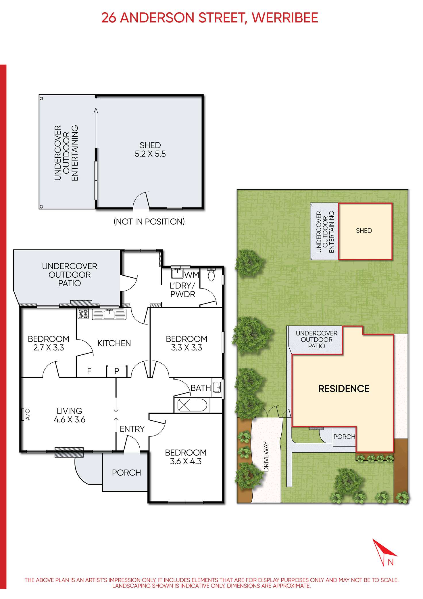 Floorplan of Homely house listing, 26 Anderson Street, Werribee VIC 3030
