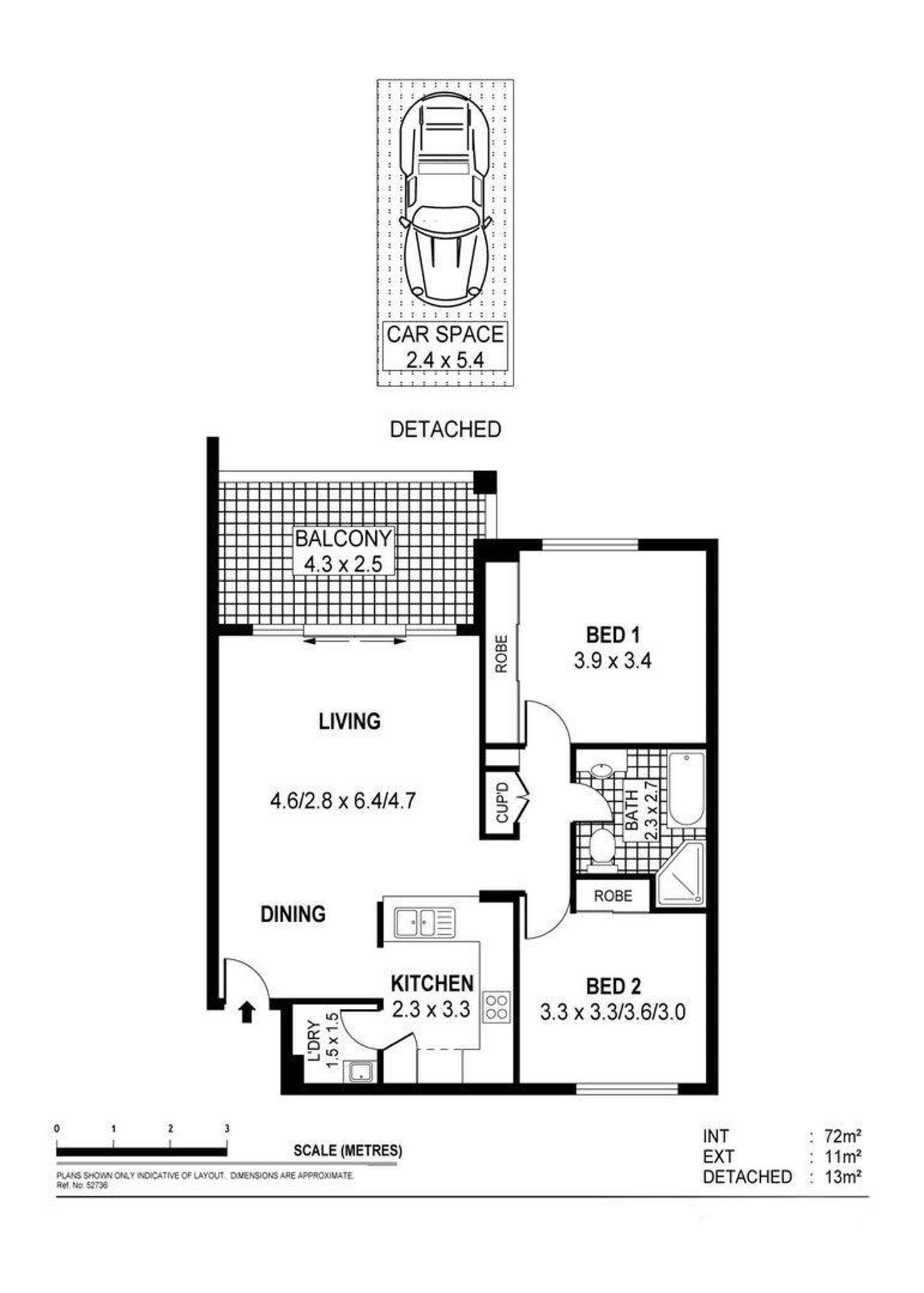 Floorplan of Homely unit listing, 13/51 Princes Highway, Fairy Meadow NSW 2519