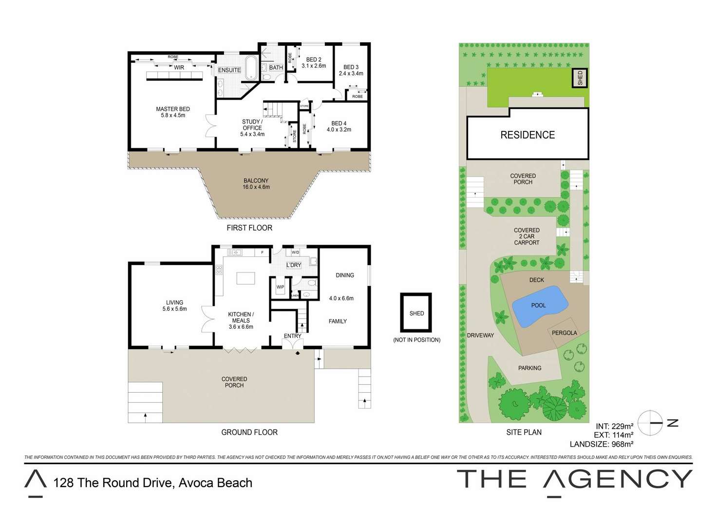 Floorplan of Homely house listing, 128 The Round Drive, Avoca Beach NSW 2251