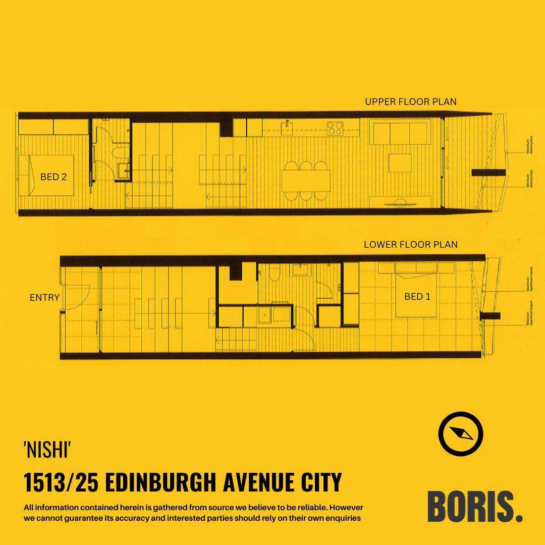 Floorplan of Homely apartment listing, 1513/25 Edinburgh Avenue, City ACT 2601