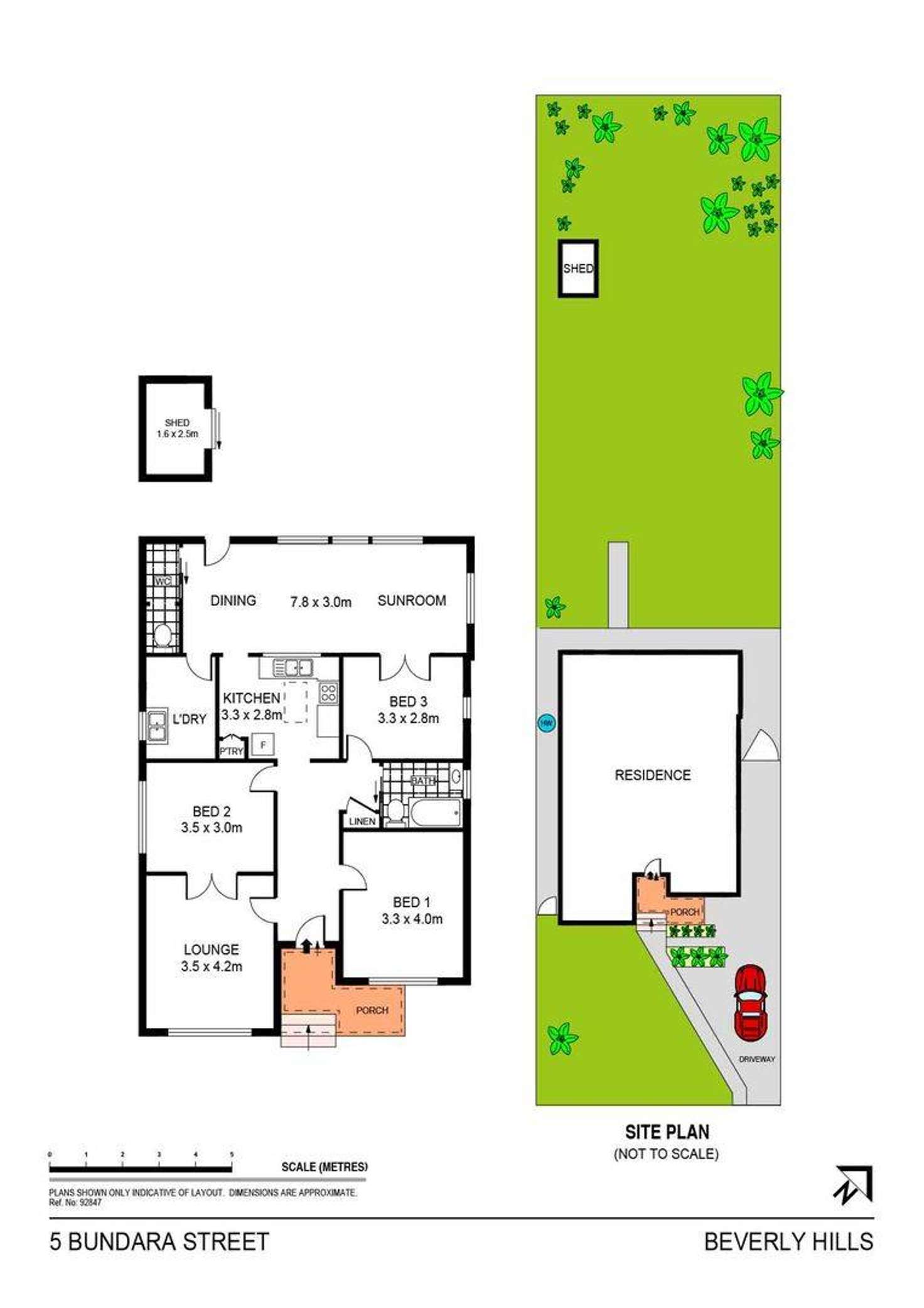 Floorplan of Homely house listing, 5 Bundara Street, Beverly Hills NSW 2209