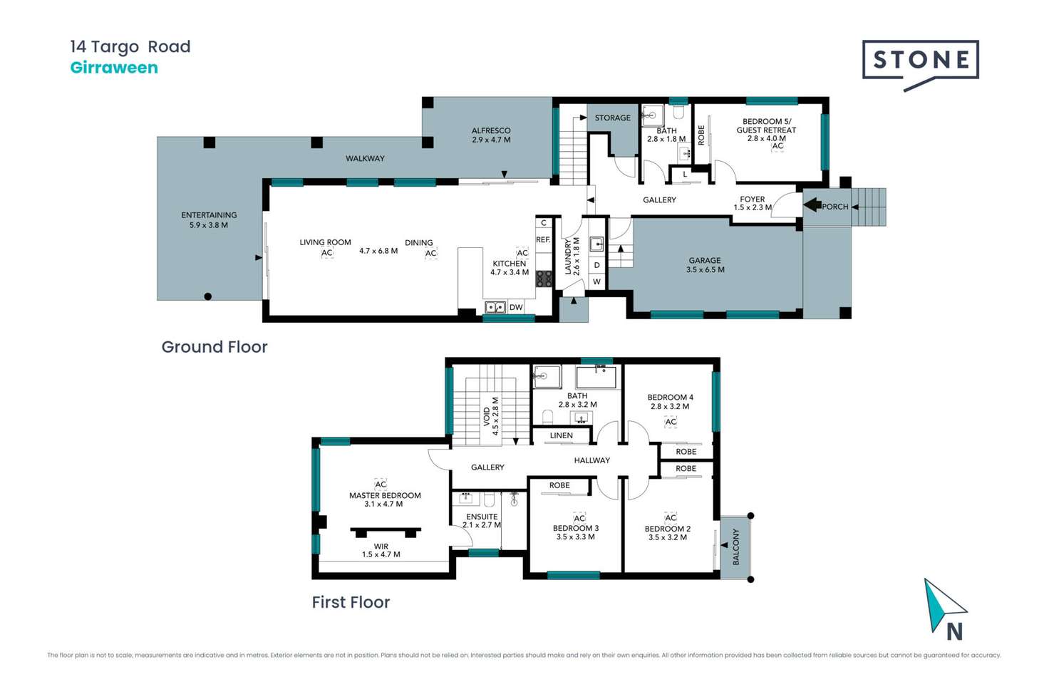 Floorplan of Homely house listing, 14 Targo Road, Girraween NSW 2145