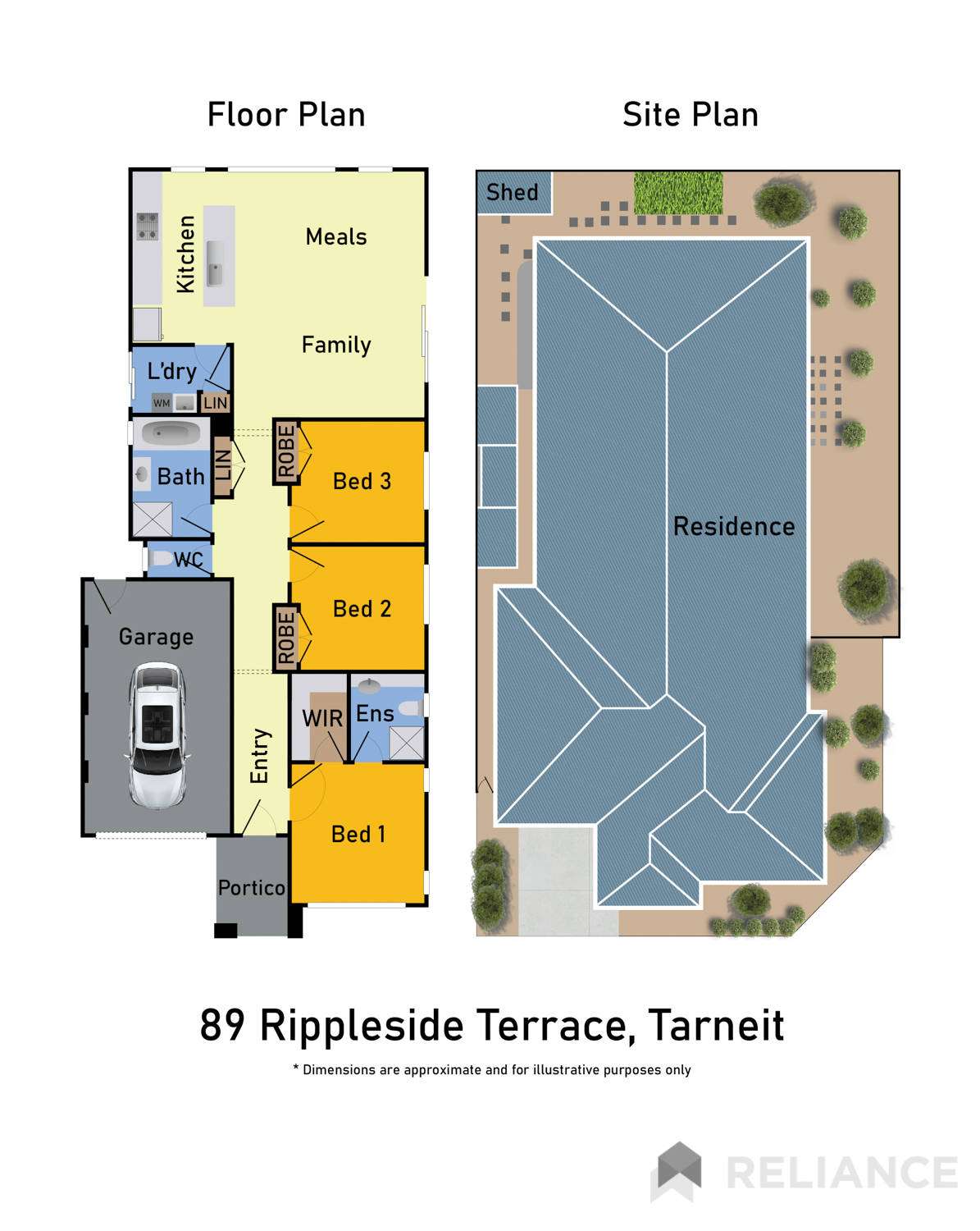 Floorplan of Homely house listing, 89 Rippleside Terrace, Tarneit VIC 3029
