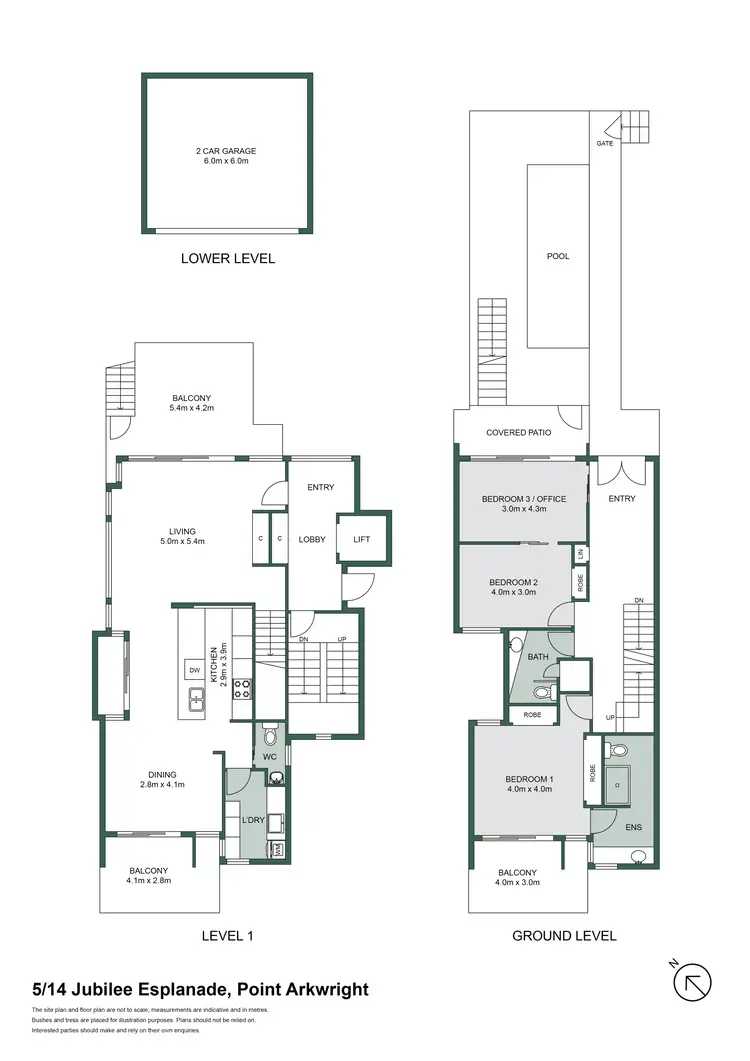 Floorplan of Homely apartment listing, 5/14 Jubilee Esplanade, Point Arkwright QLD 4573