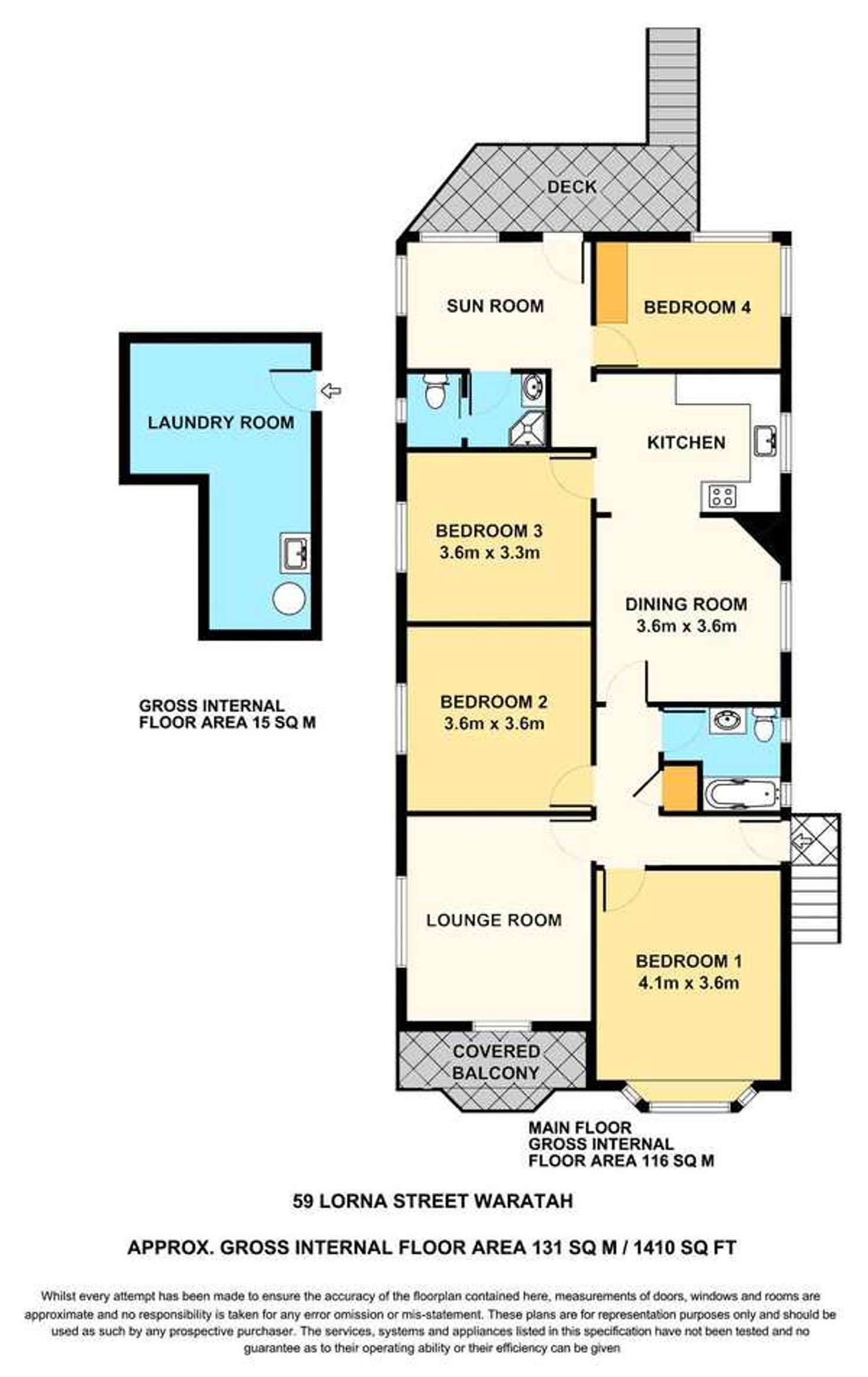 Floorplan of Homely house listing, 59 Lorna Street, Waratah NSW 2298