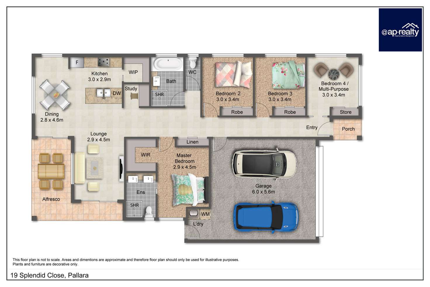 Floorplan of Homely house listing, 19 Splendid Close, Pallara QLD 4110