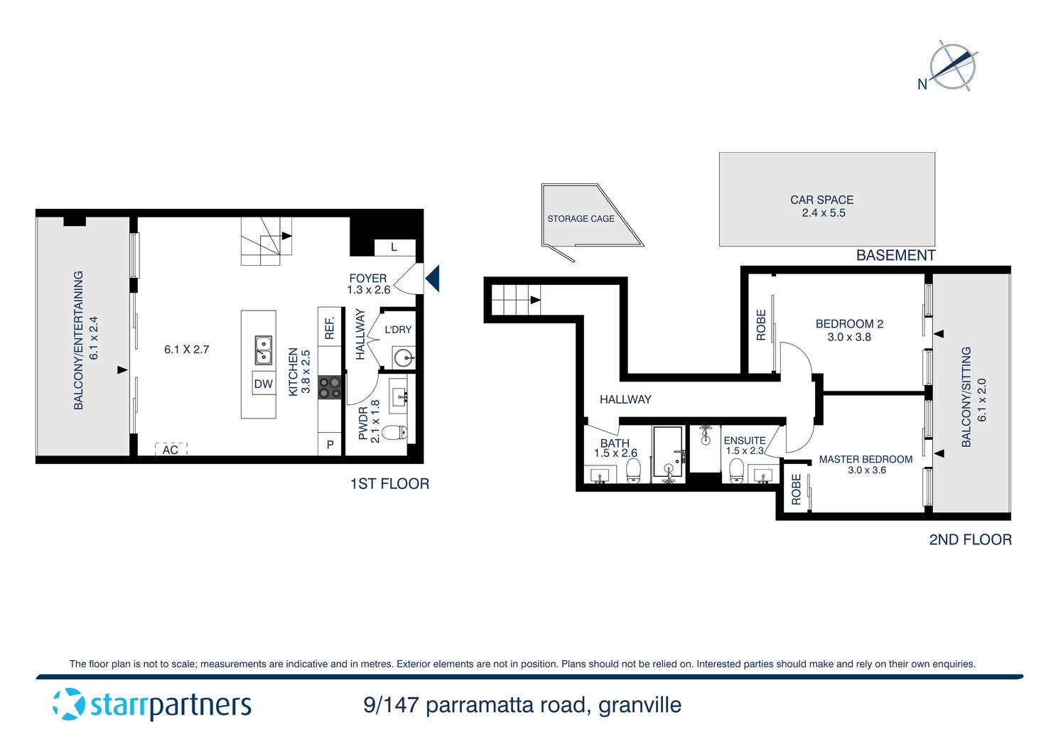 Floorplan of Homely apartment listing, 9/147 Parramatta Road, Granville NSW 2142
