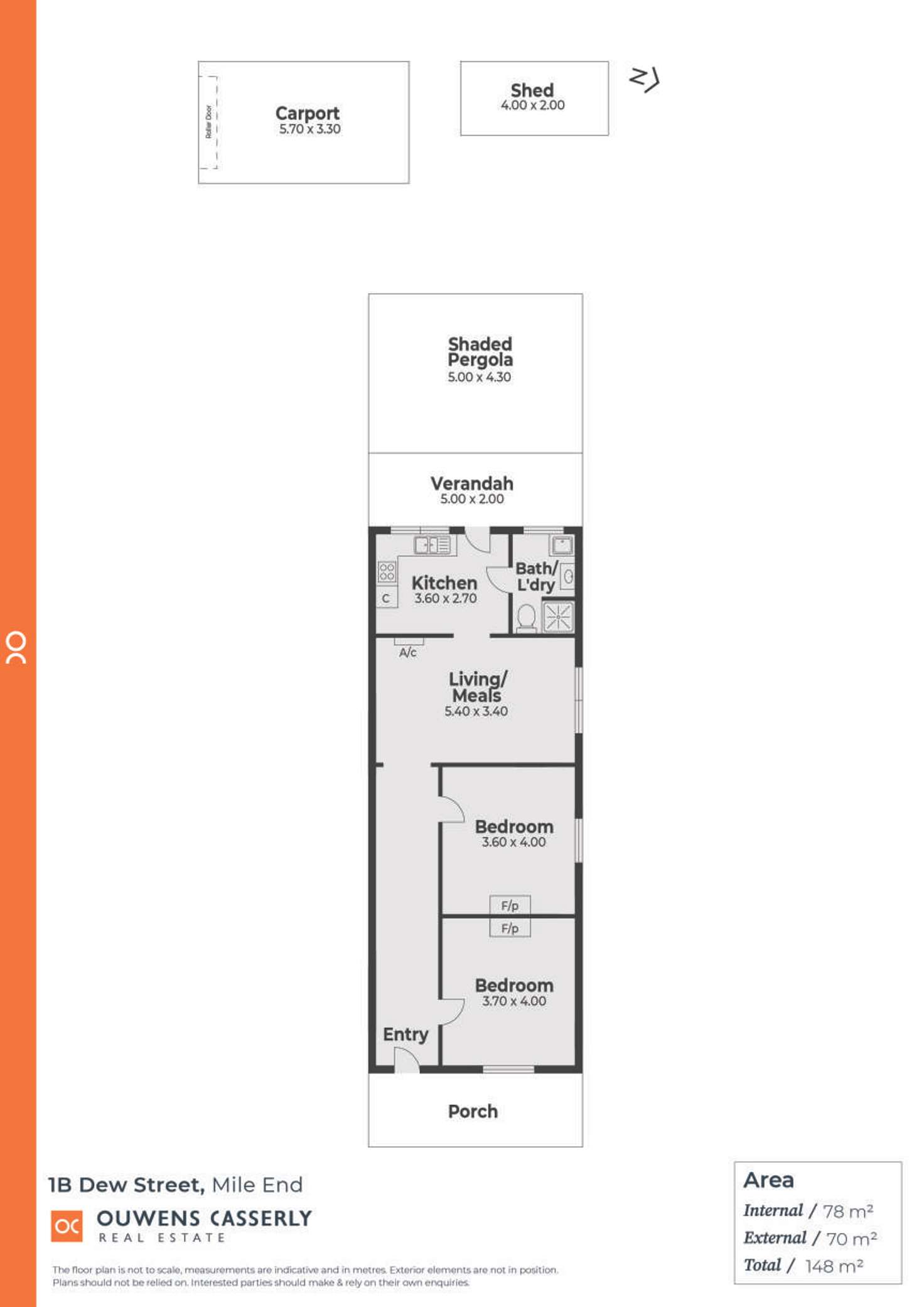 Floorplan of Homely house listing, 1B Dew Street, Mile End SA 5031