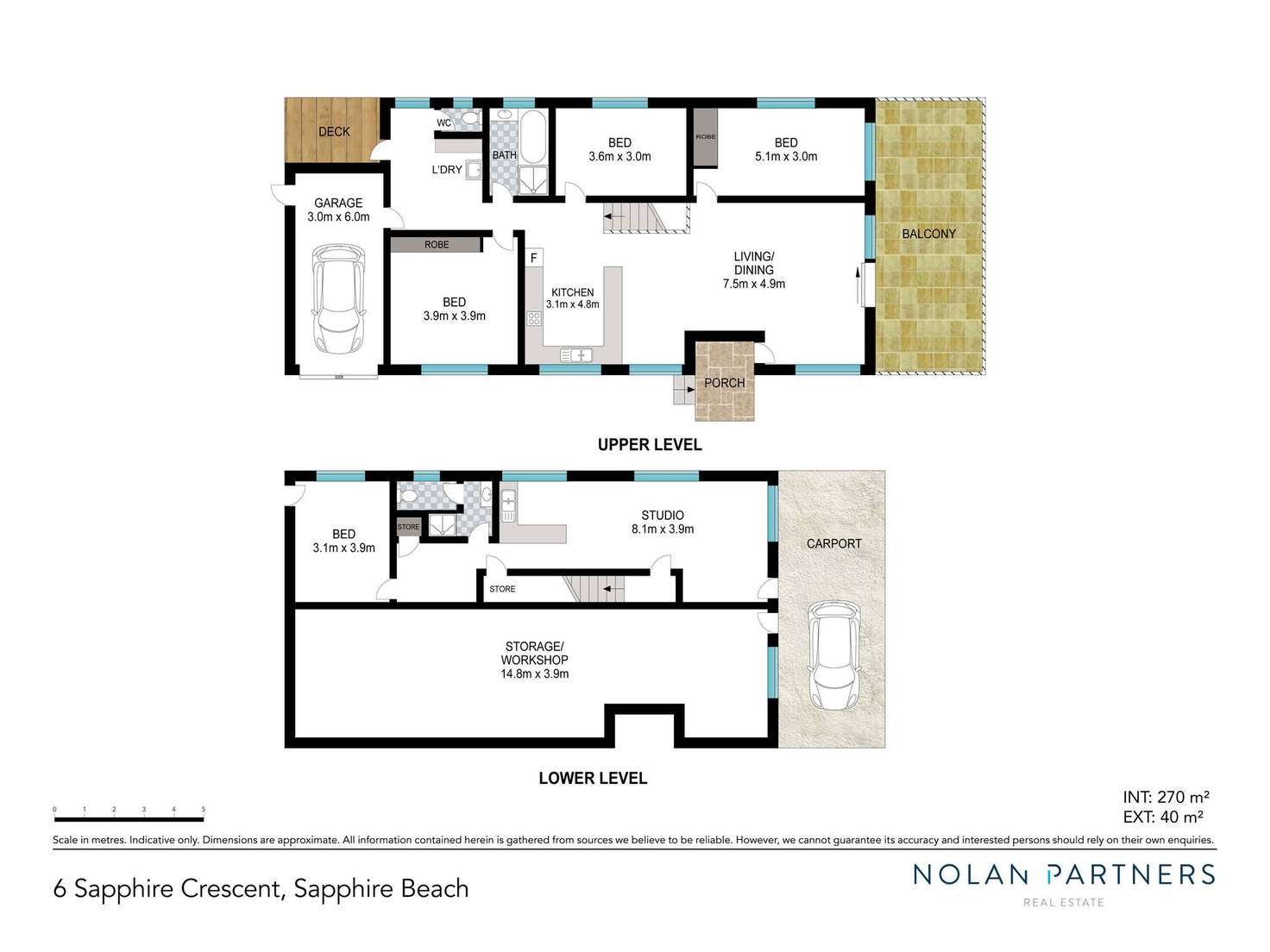 Floorplan of Homely house listing, 6 Sapphire Crescent, Sapphire Beach NSW 2450
