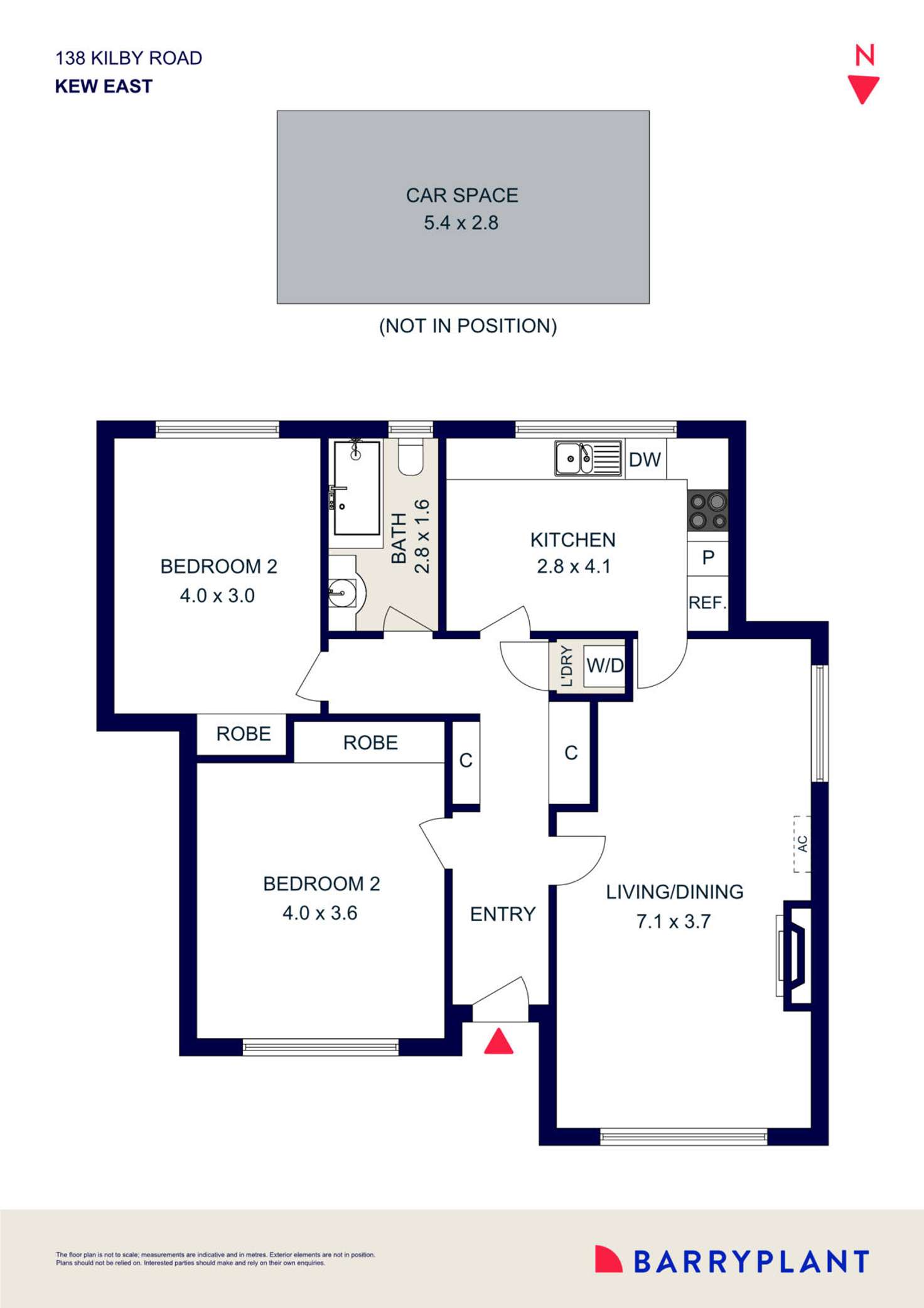 Floorplan of Homely unit listing, 4/138 Kilby Road, Kew East VIC 3102