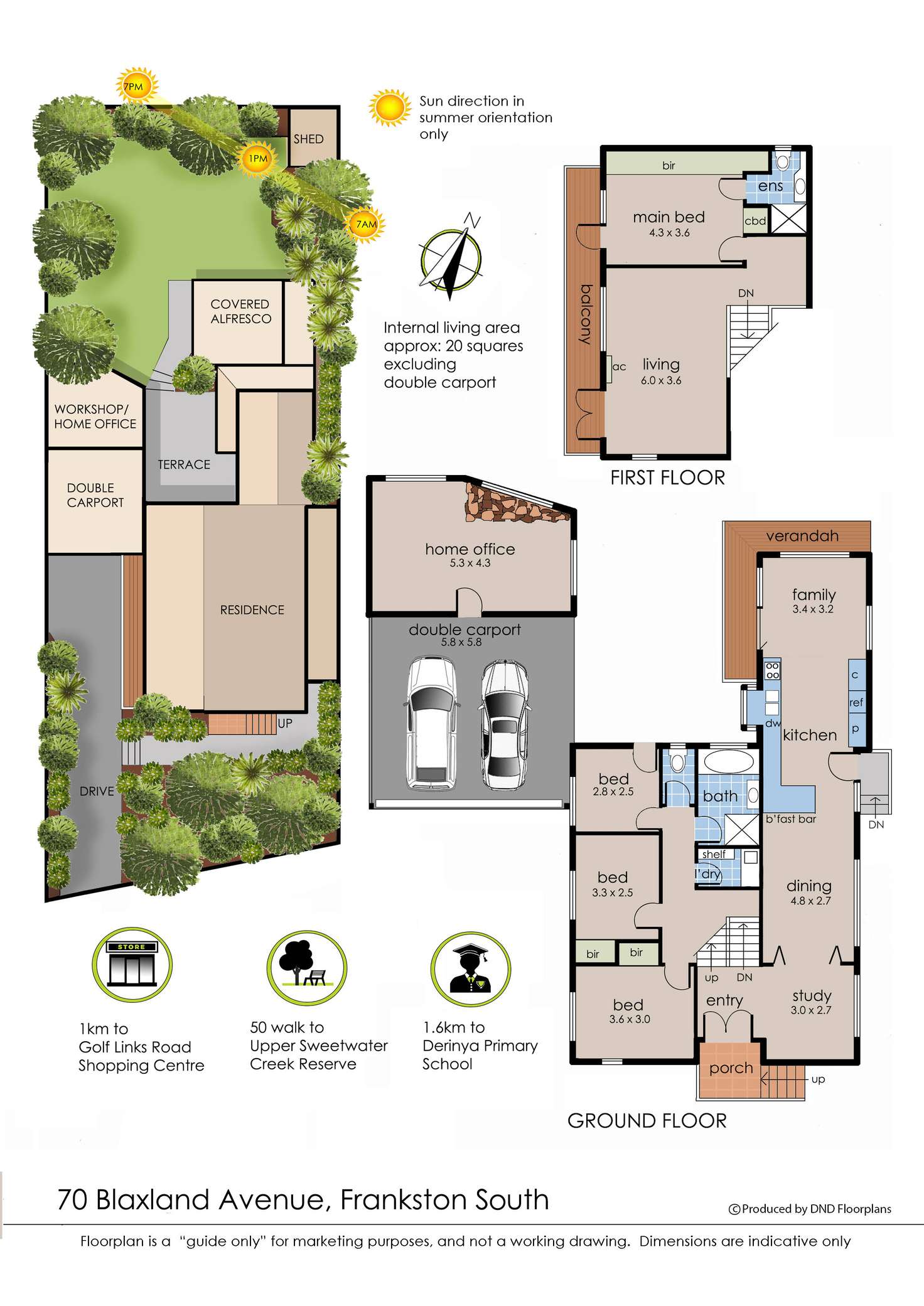 Floorplan of Homely house listing, 70 Blaxland Avenue, Frankston South VIC 3199