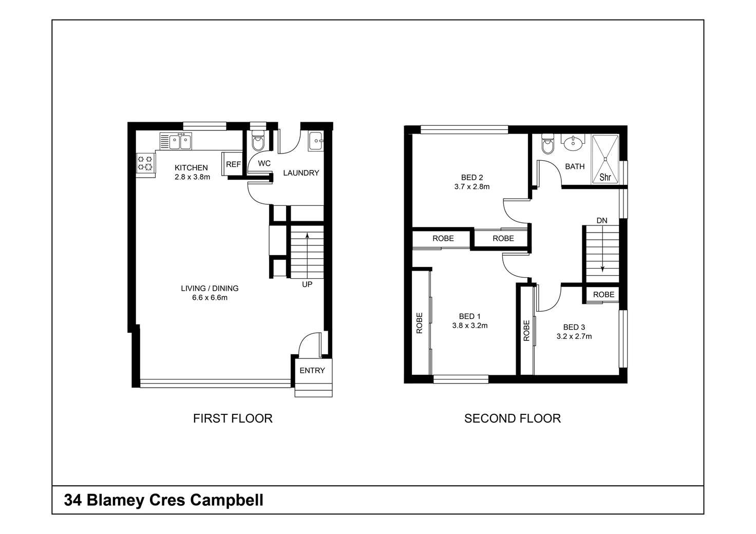 Floorplan of Homely house listing, 34 Blamey Crescent, Campbell ACT 2612