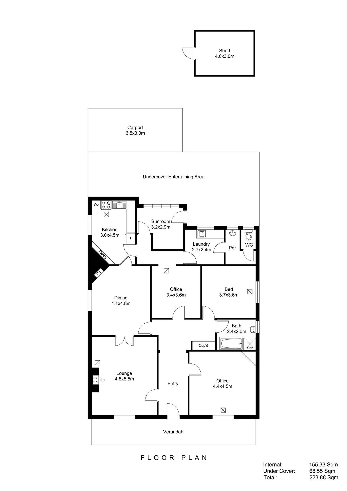 Floorplan of Homely house listing, 10 Main North Road, Thorngate SA 5082