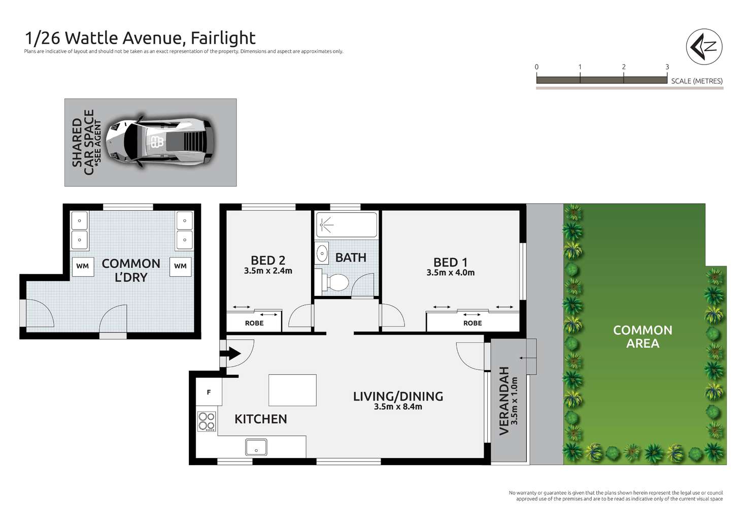 Floorplan of Homely apartment listing, 1/26 Wattle Avenue, Fairlight NSW 2094