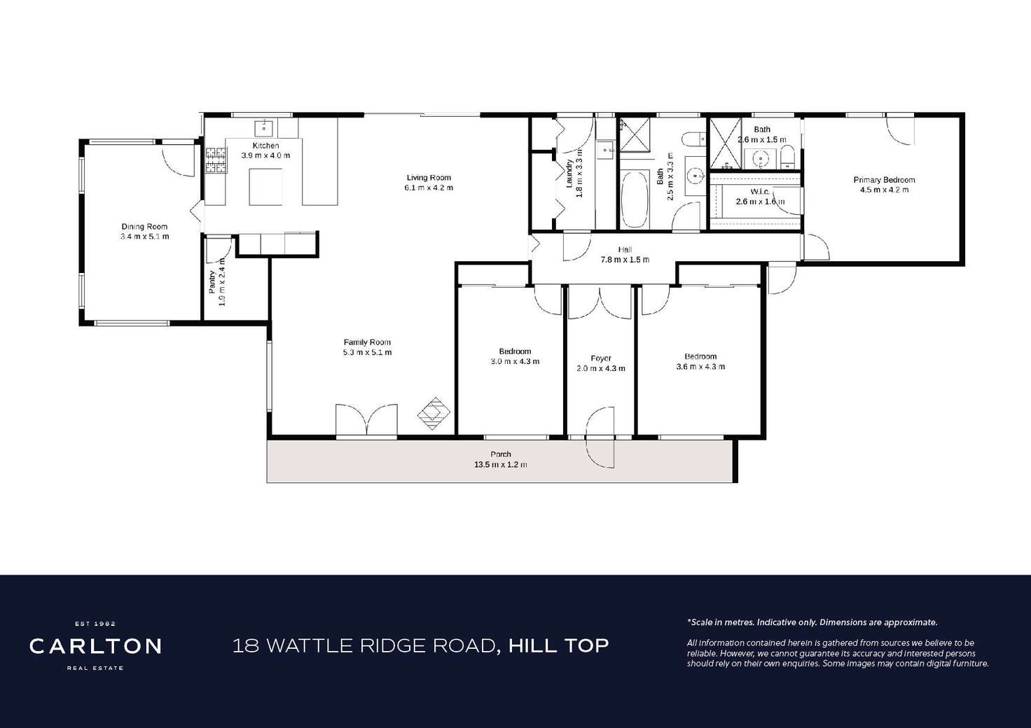 Floorplan of Homely acreageSemiRural listing, 18 Wattle Ridge Road, Hill Top NSW 2575