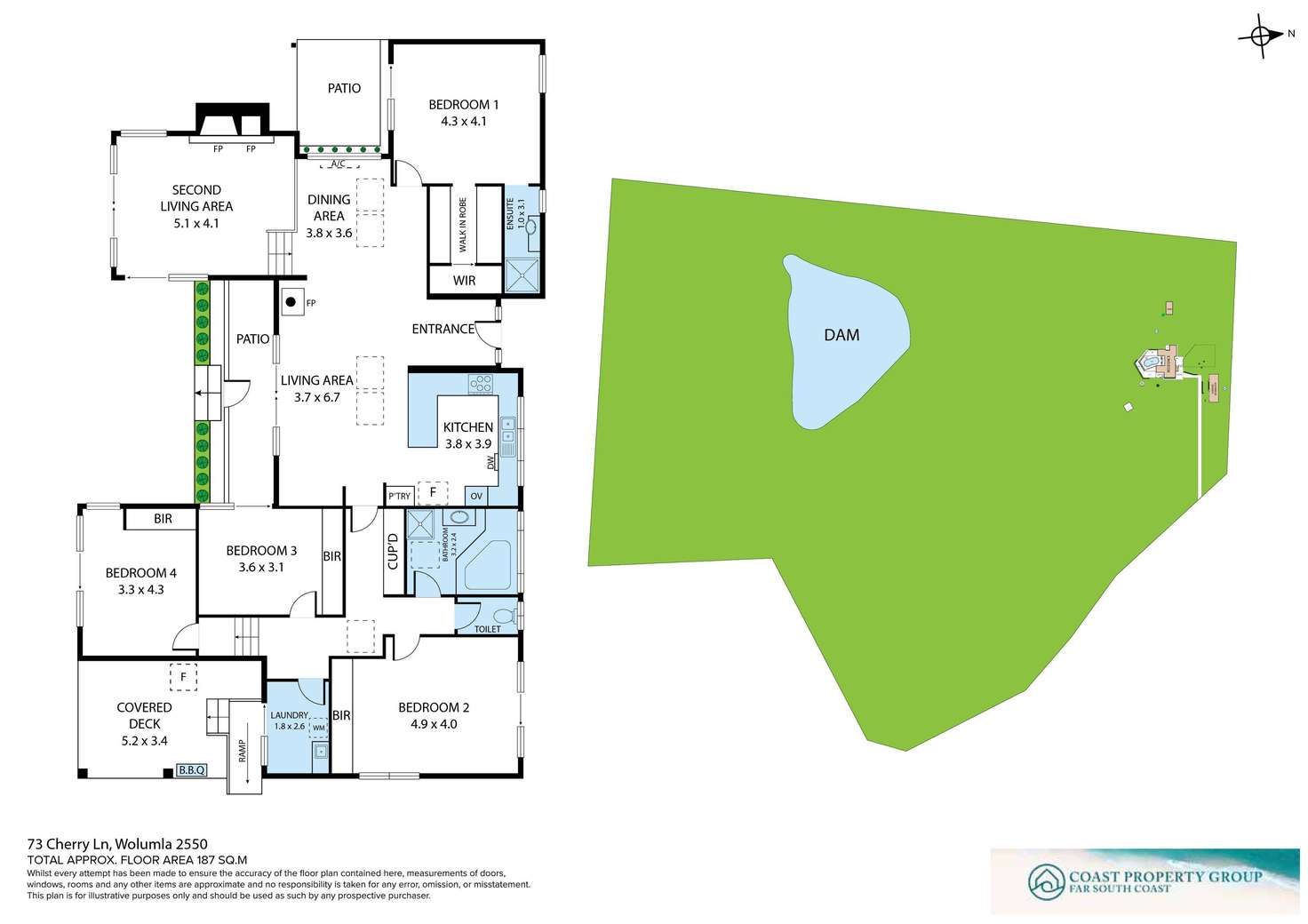 Floorplan of Homely house listing, 73 Cherry Lane, Wolumla NSW 2550