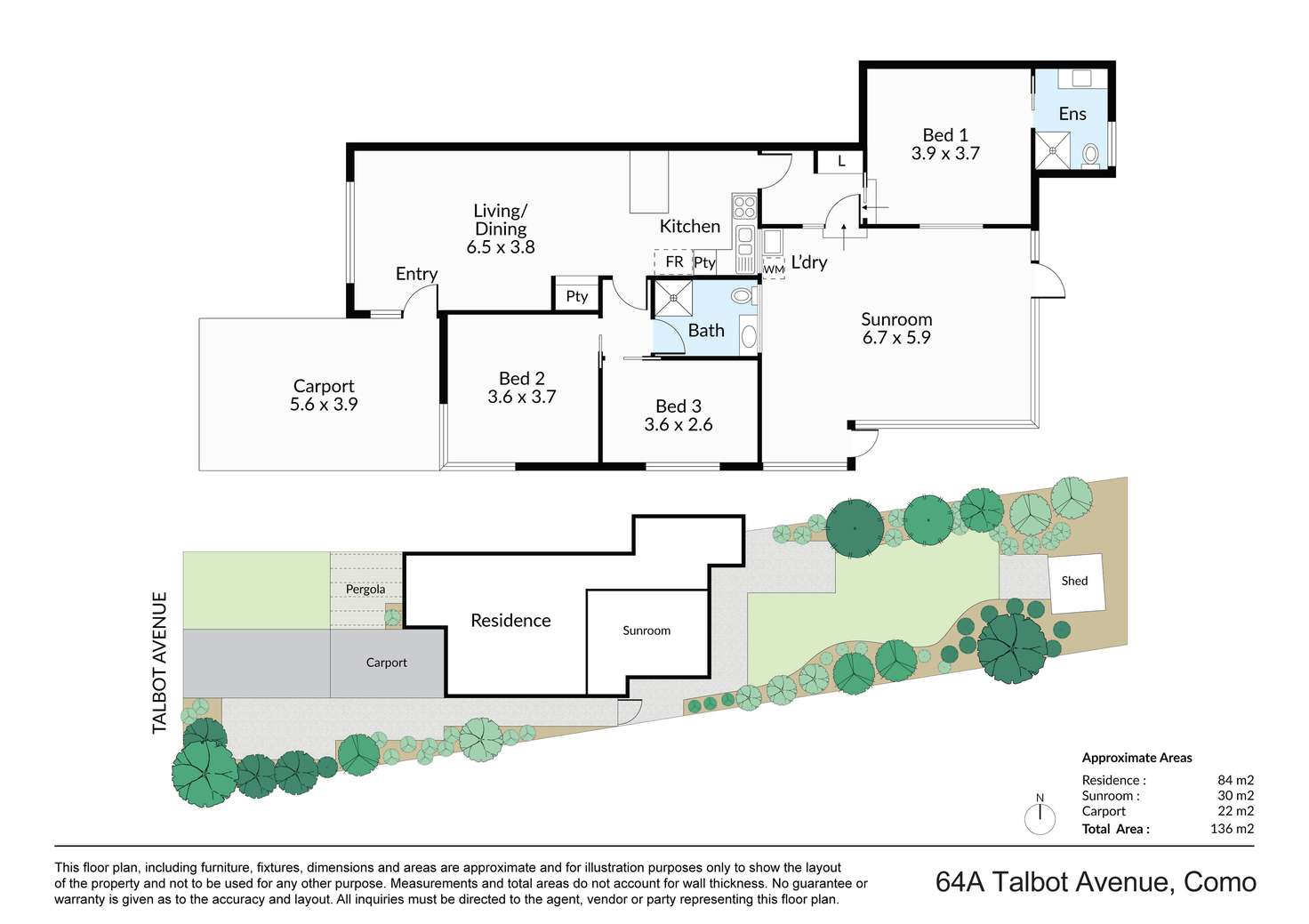 Floorplan of Homely house listing, 64 & 64A Talbot Avenue, Como WA 6152