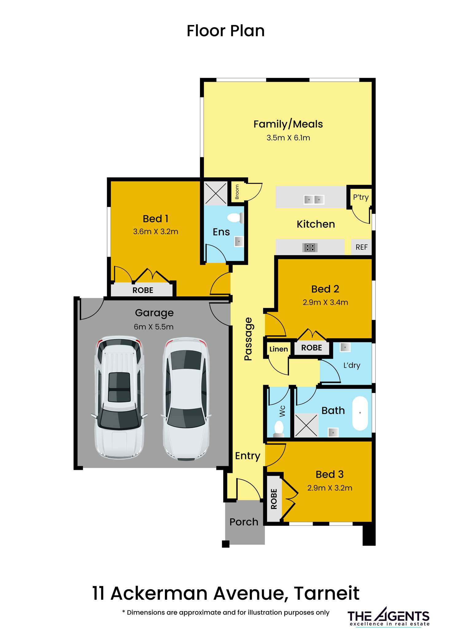 Floorplan of Homely house listing, 11 Ackerman Avenue, Tarneit VIC 3029