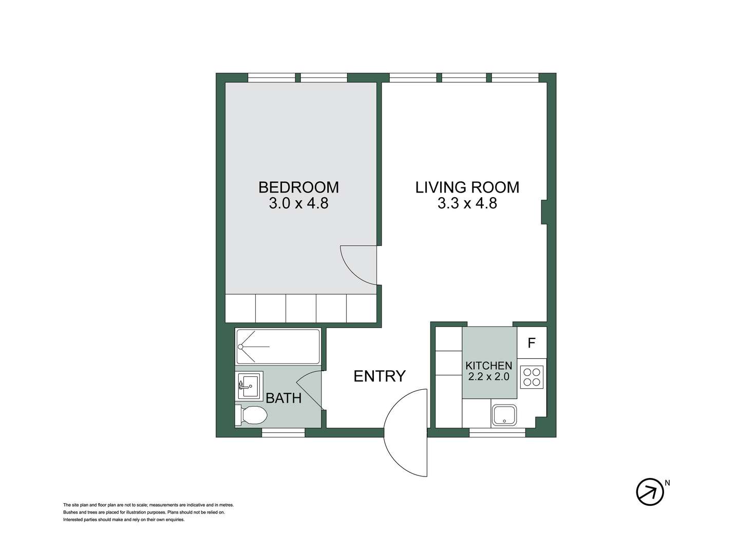 Floorplan of Homely apartment listing, 31/169 Ormond Road, Elwood VIC 3184