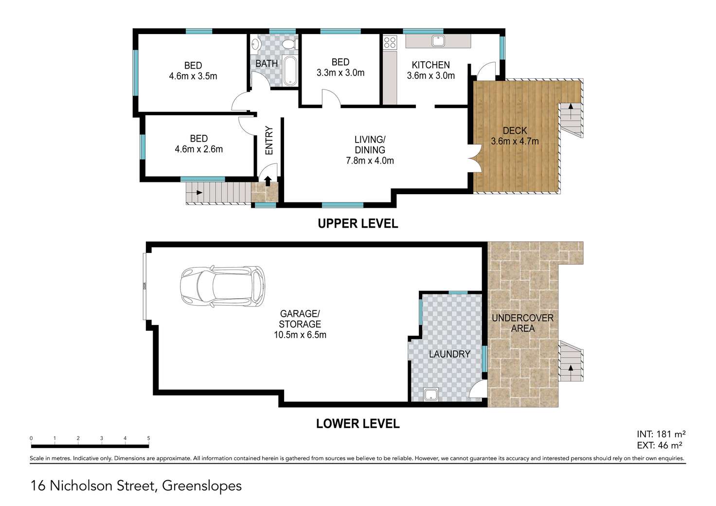 Floorplan of Homely house listing, 16 Nicholson Street, Greenslopes QLD 4120