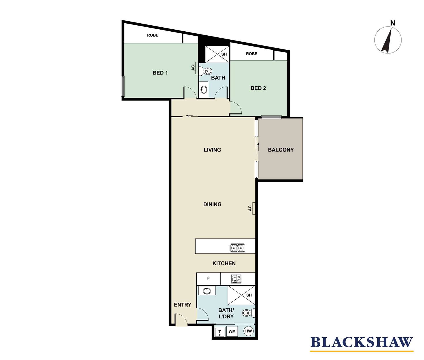 Floorplan of Homely apartment listing, 35/77 Leichhardt Street, Kingston ACT 2604